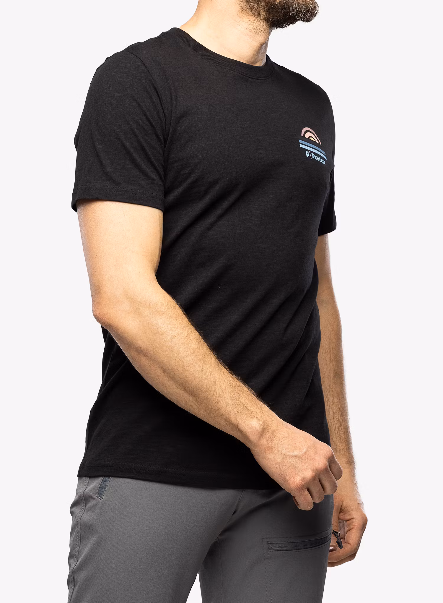 Тениска с щампа Protest Prtholbox T-Shirt - true black