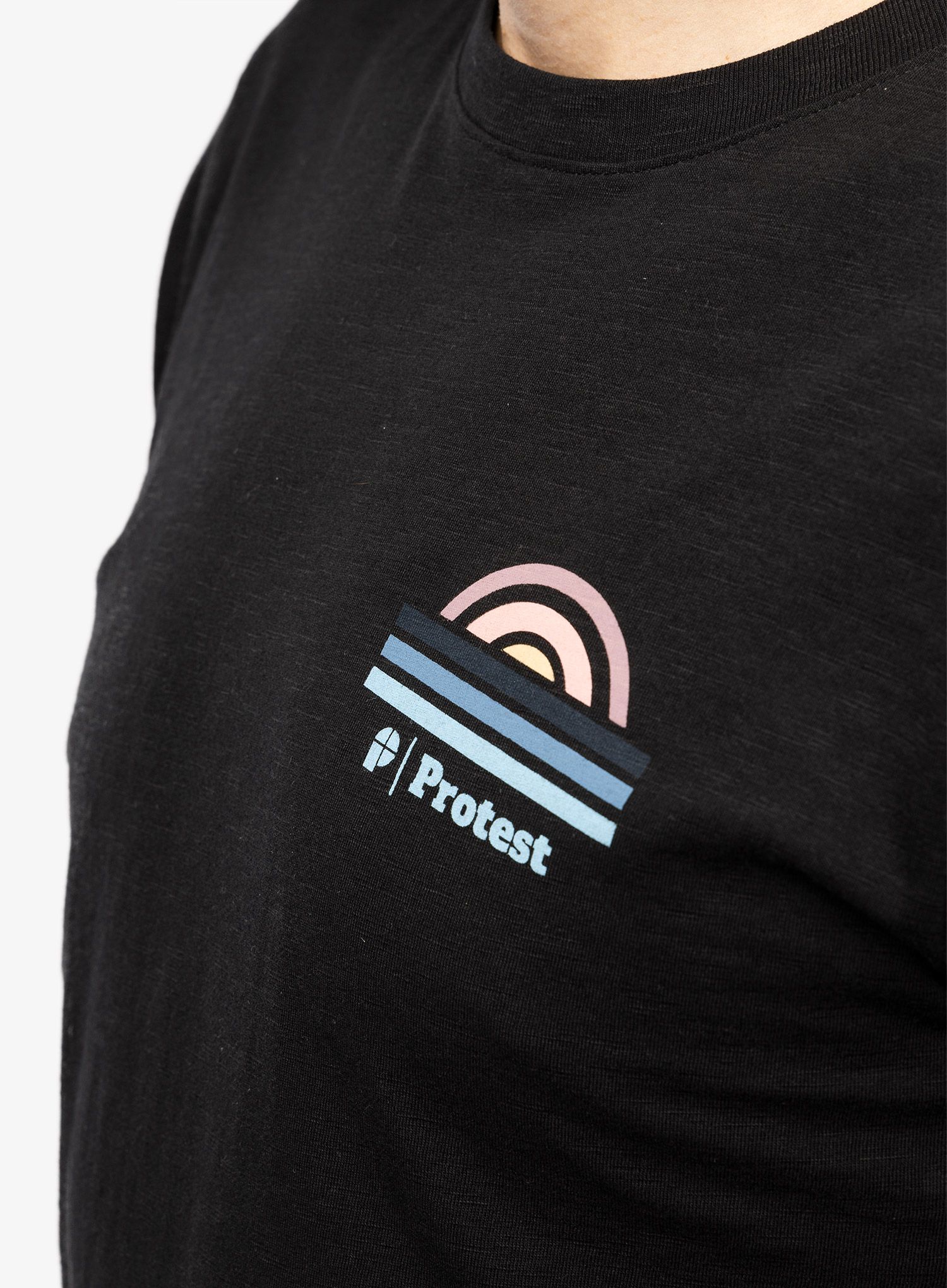 Тениска с щампа Protest Prtholbox T-Shirt - true black