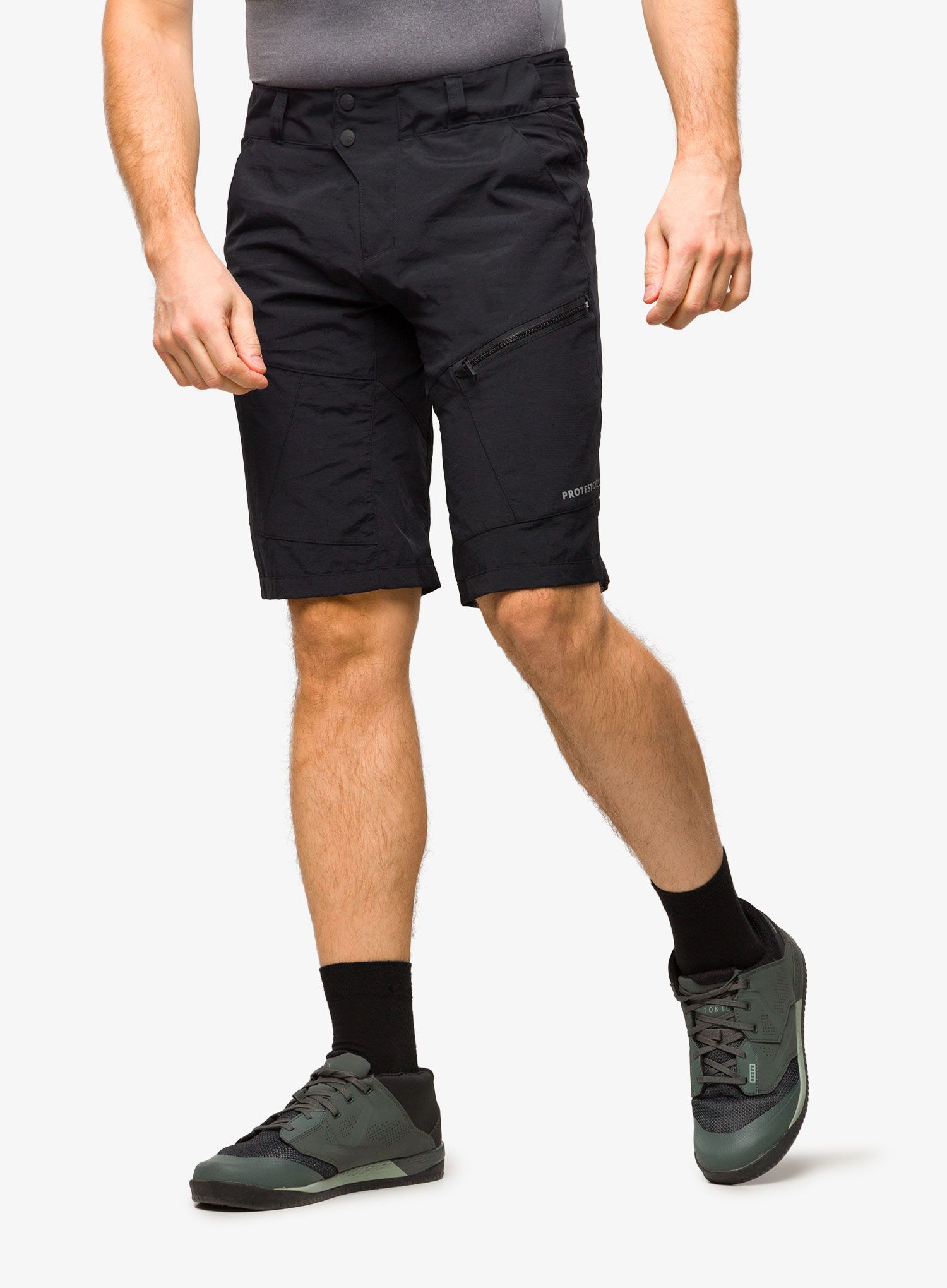 Къси панталони за МТБ Protest Prtleezer Cycling Shorts - true black