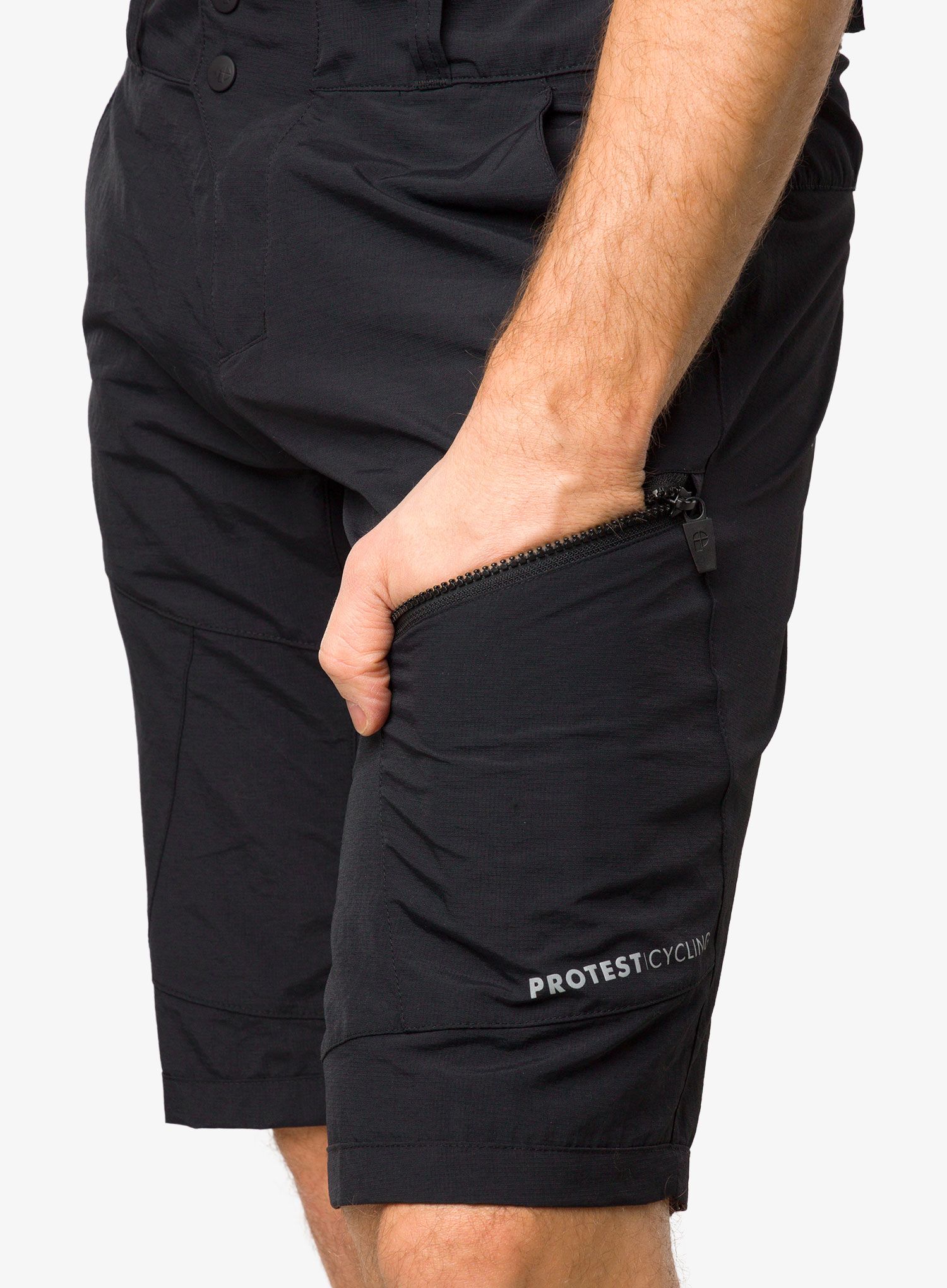 Къси панталони за МТБ Protest Prtleezer Cycling Shorts - true black