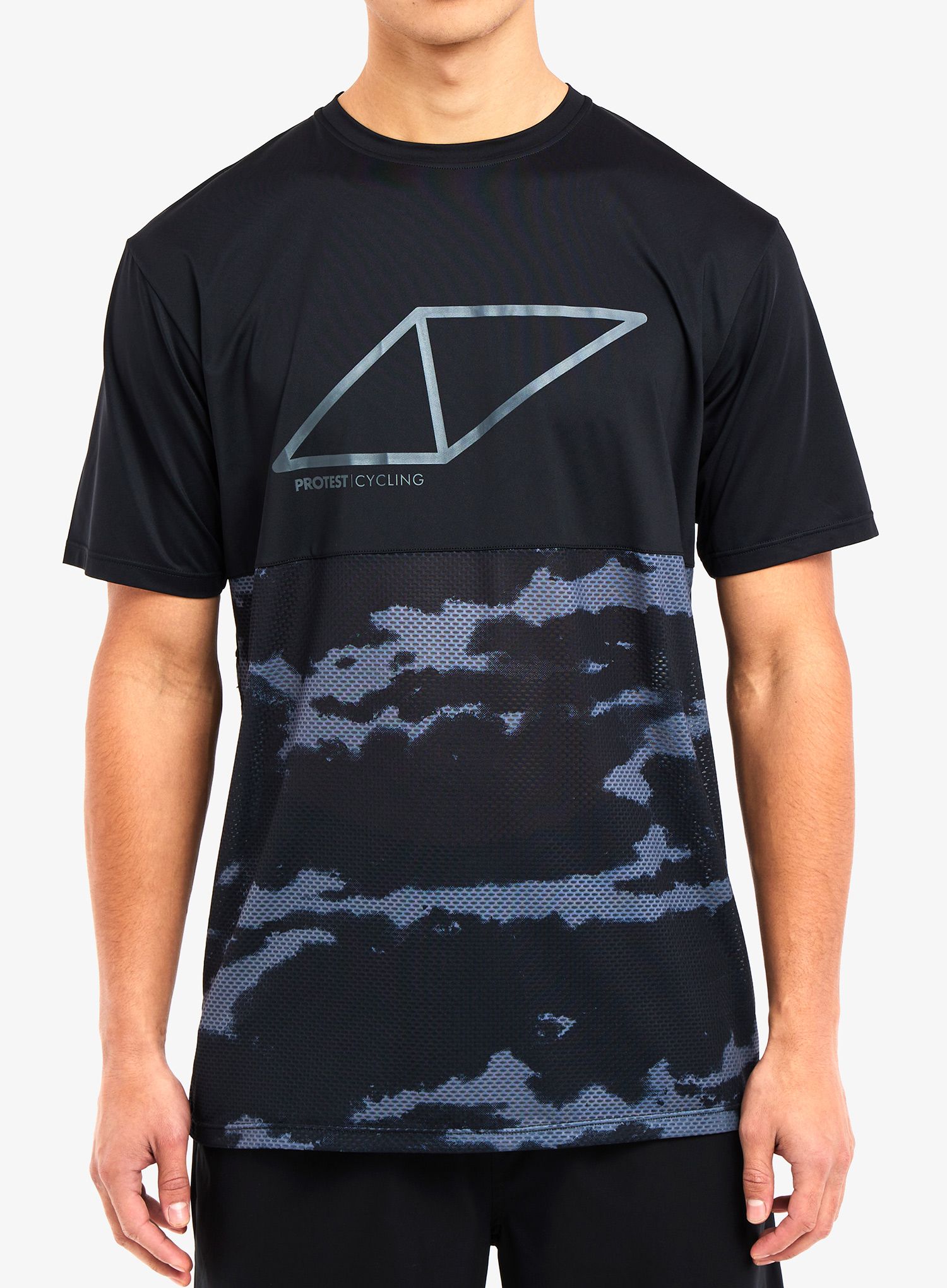 Велосипедна тениска Protest Prtmaslow Cycling Jersey Short Sleeve - true black