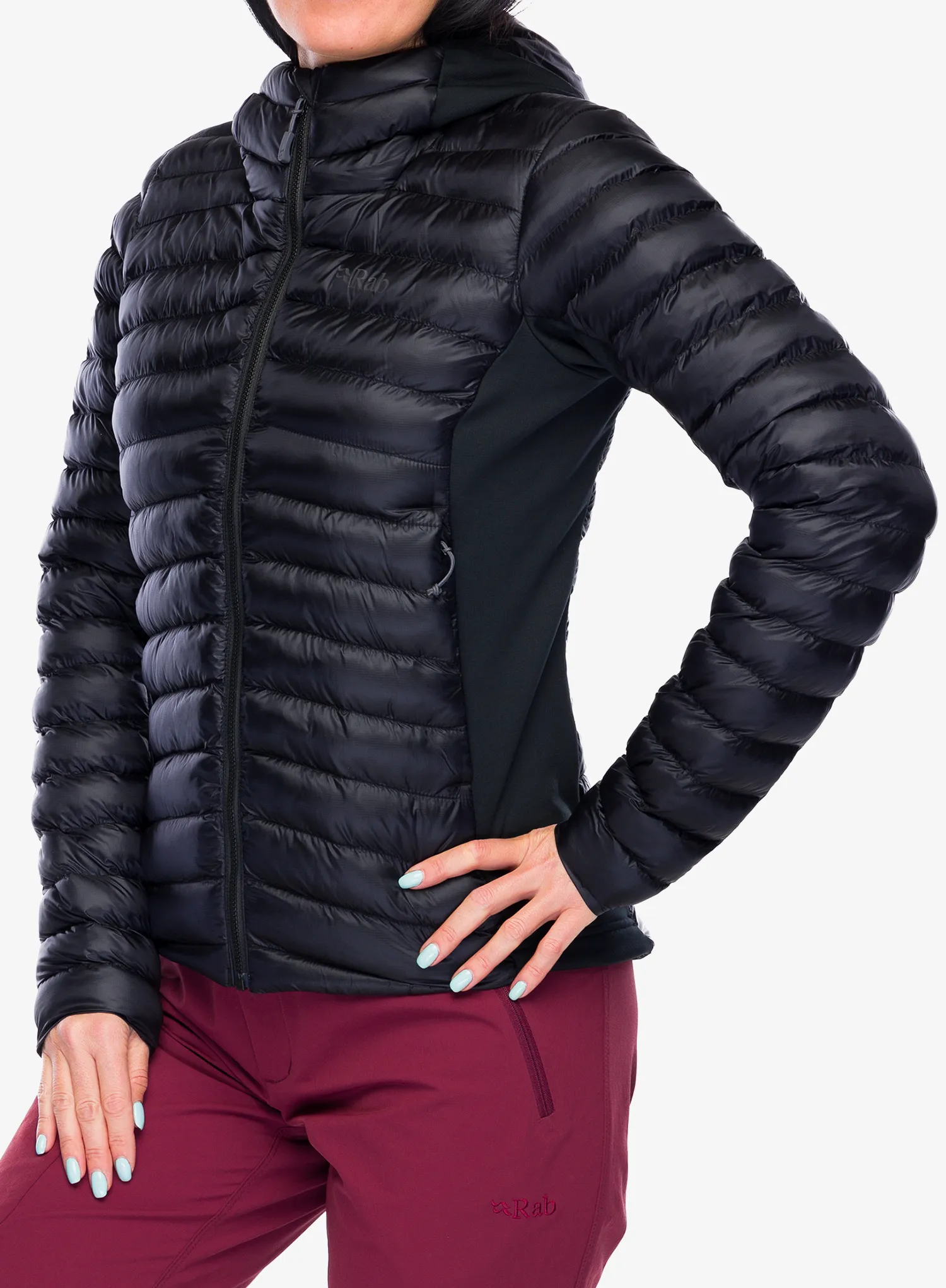 Дамско изолирано яке Rab Cirrus Flex Hoody - black