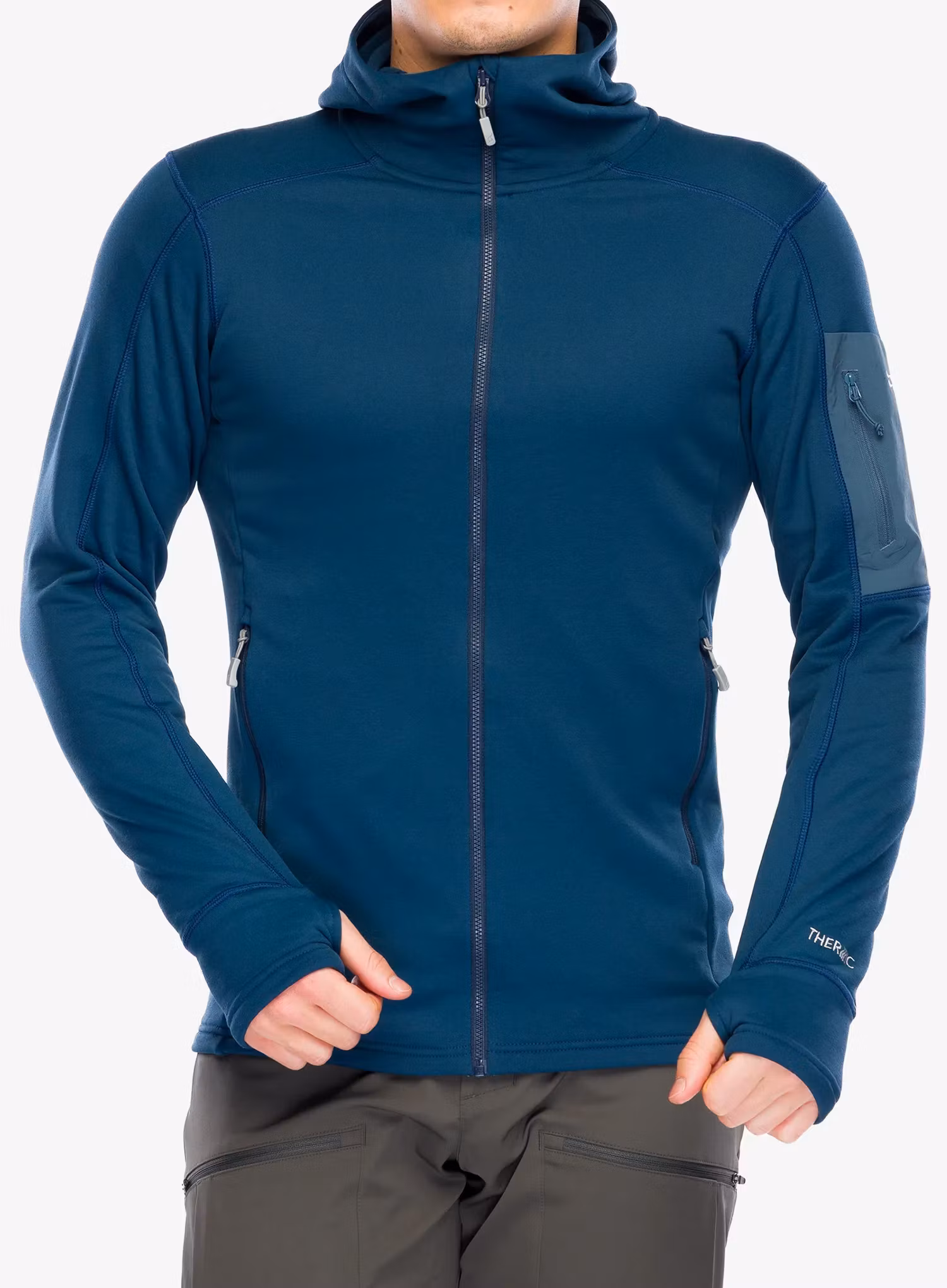 Поларен суичър Rab Modulus Hoody - tempest blue