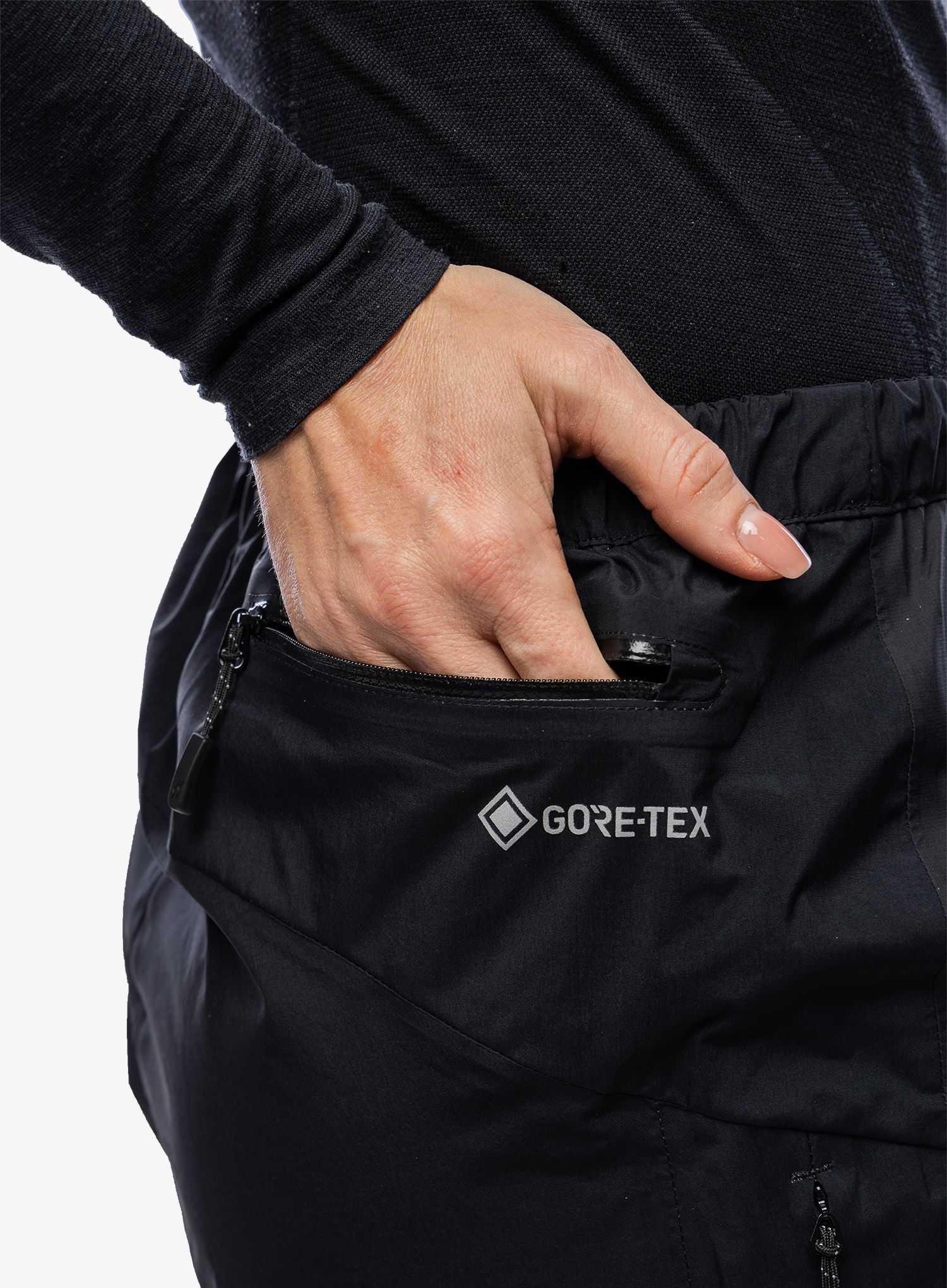 Дамски панталони GORE-TEX Rab Zenith Pants - black