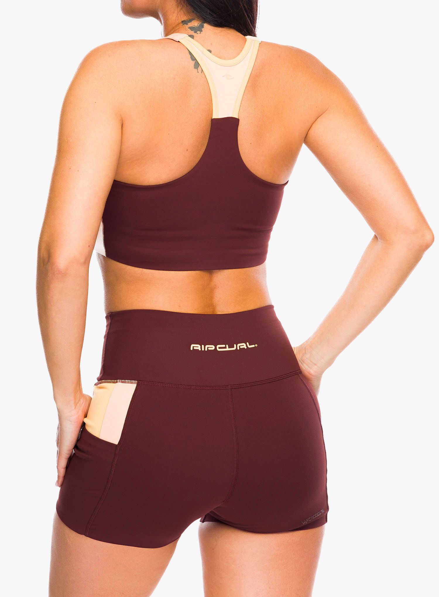 Дамско горнище Rip Curl RSS Revival Crop - plum