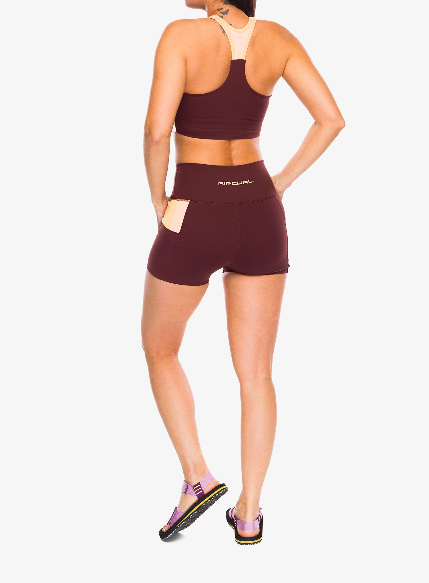 Дамски къси панталони Rip Curl RSS Revival Short - plum
