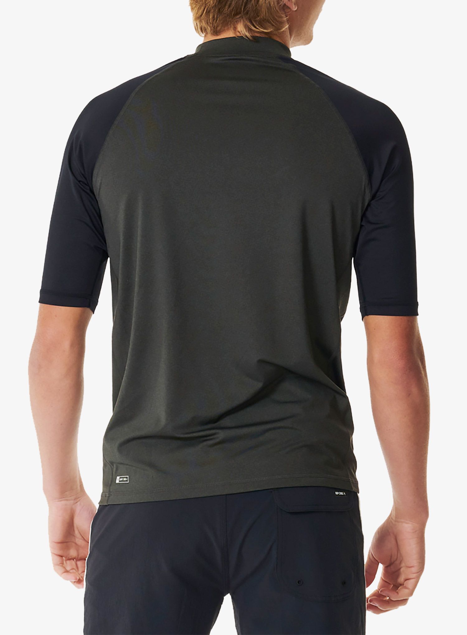 Бързосъхнеща тениска Rip Curl Shock Upf S/S - black marled