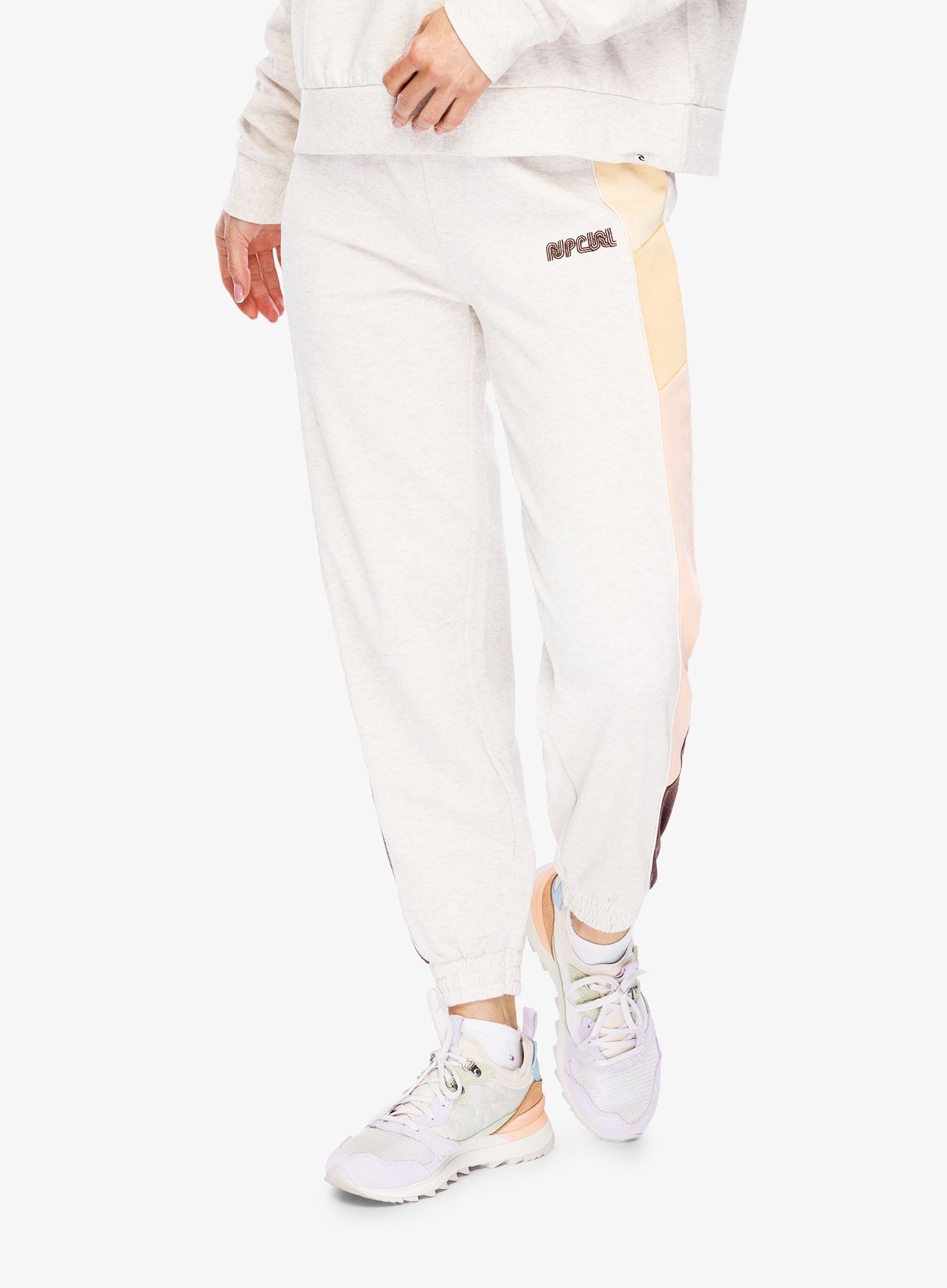 Дамски панталони Rip Curl Surf Revival Track Pant - oatmeal marle