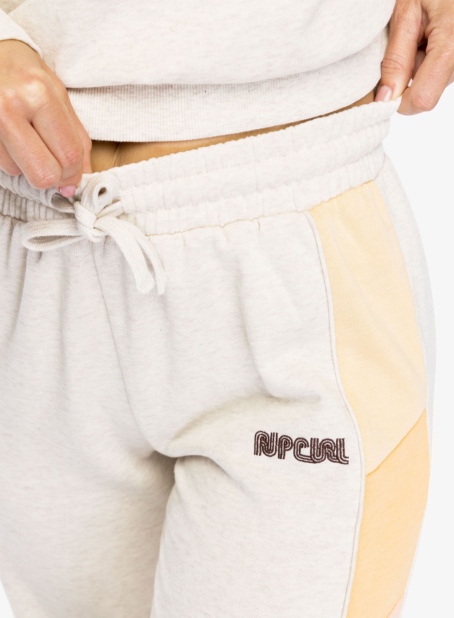 Дамски панталони Rip Curl Surf Revival Track Pant - oatmeal marle