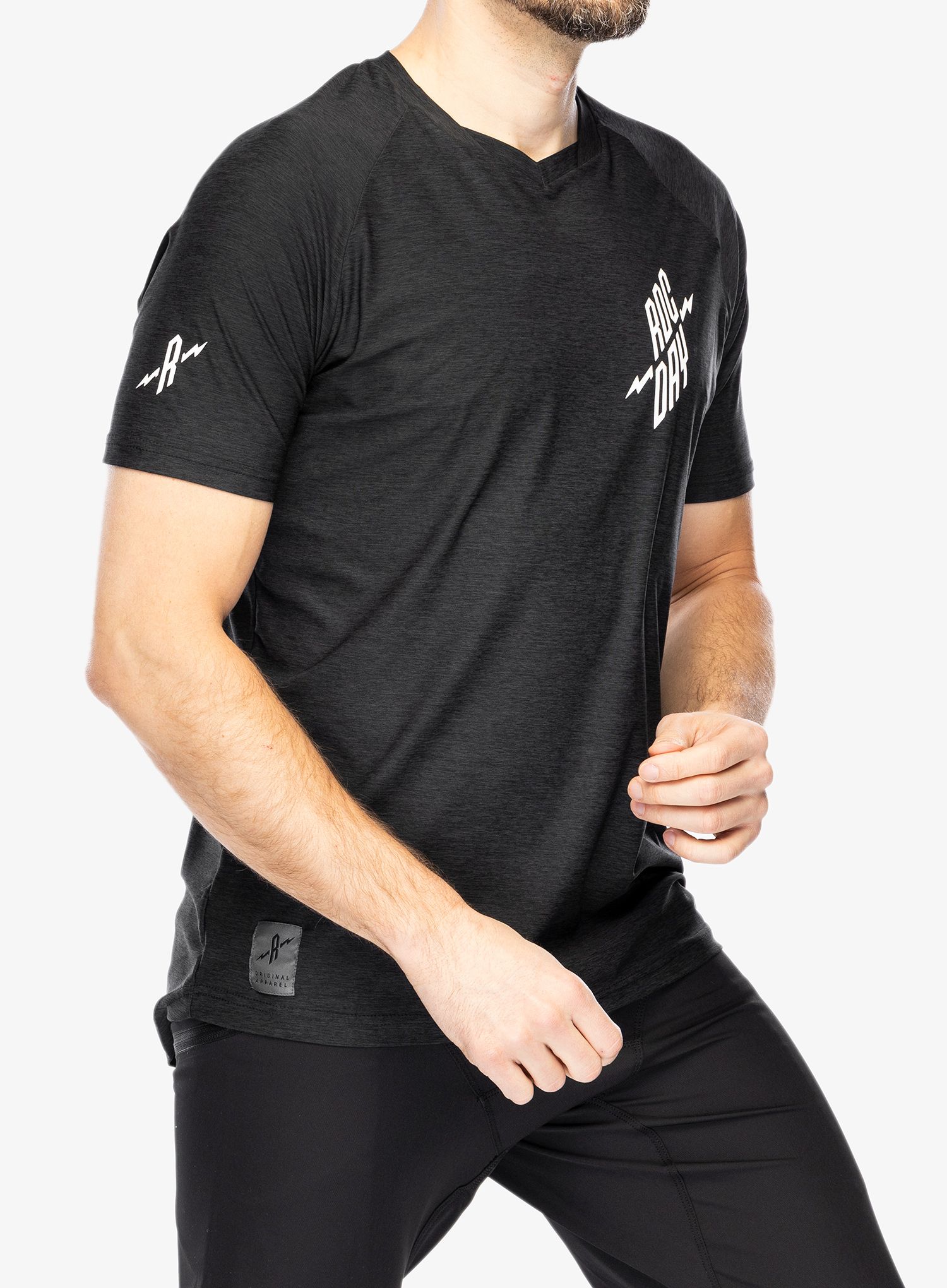Велосипедна тениска Rocday Stage Short - black