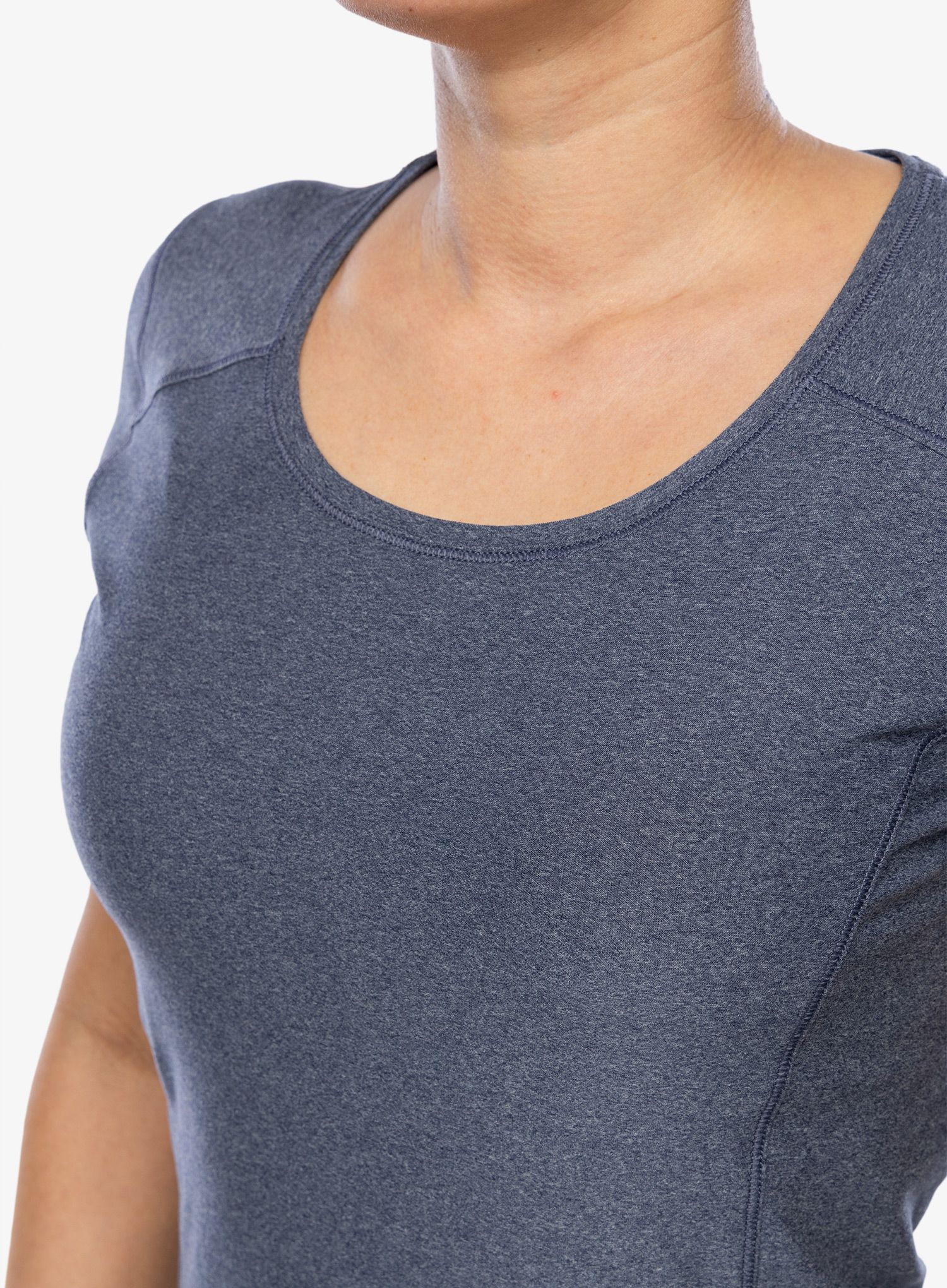 Дамска бързосъхнеща тениска Royal Robbins Amp Lite SS - navy htr