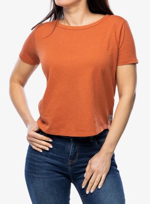 Дамска тениска Royal Robbins Basecamp Boxy Tee - baked clay