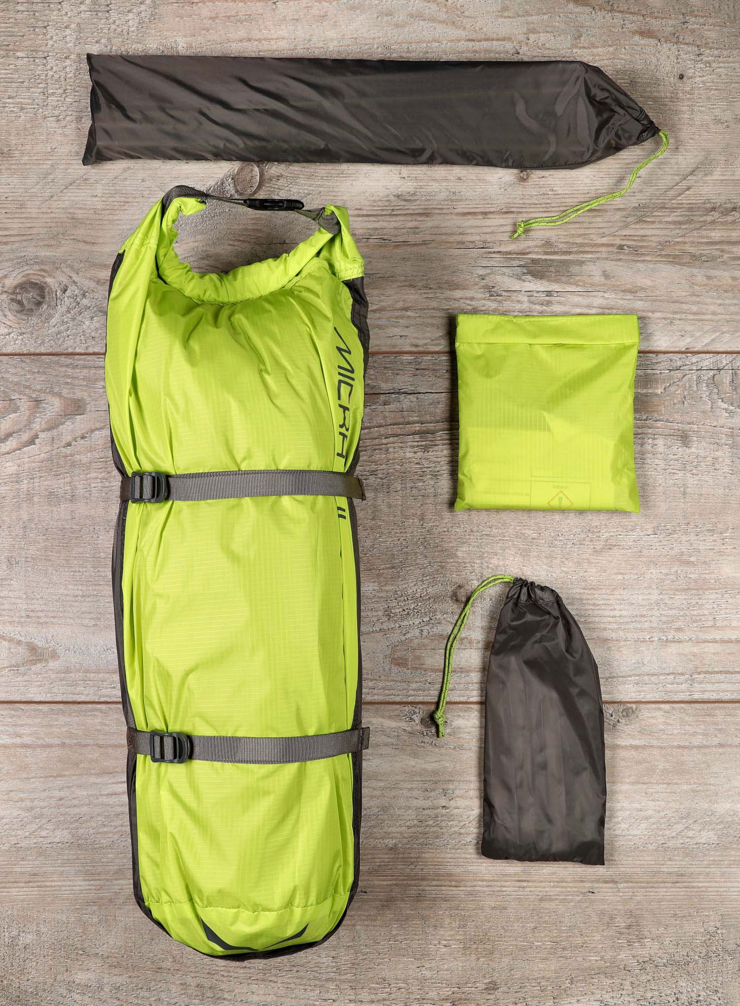 Двуместна палатка Salewa Micra II - cactus/grey