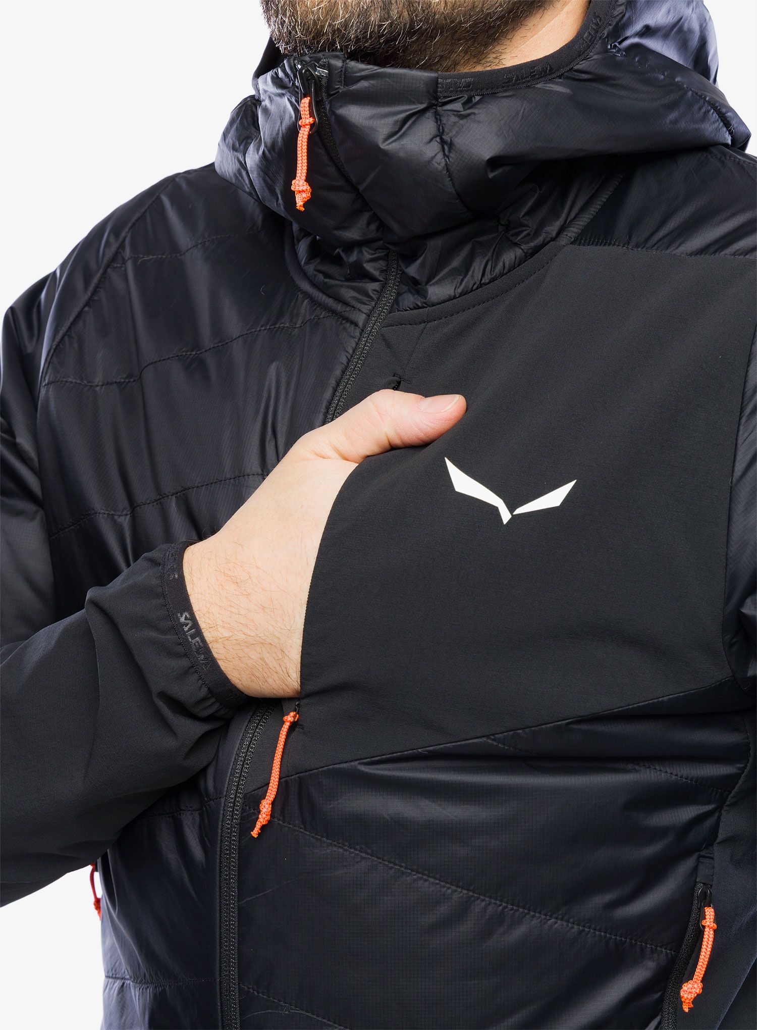 Яке с подплата Salewa Ortles Hyb TWR Jacket - black out