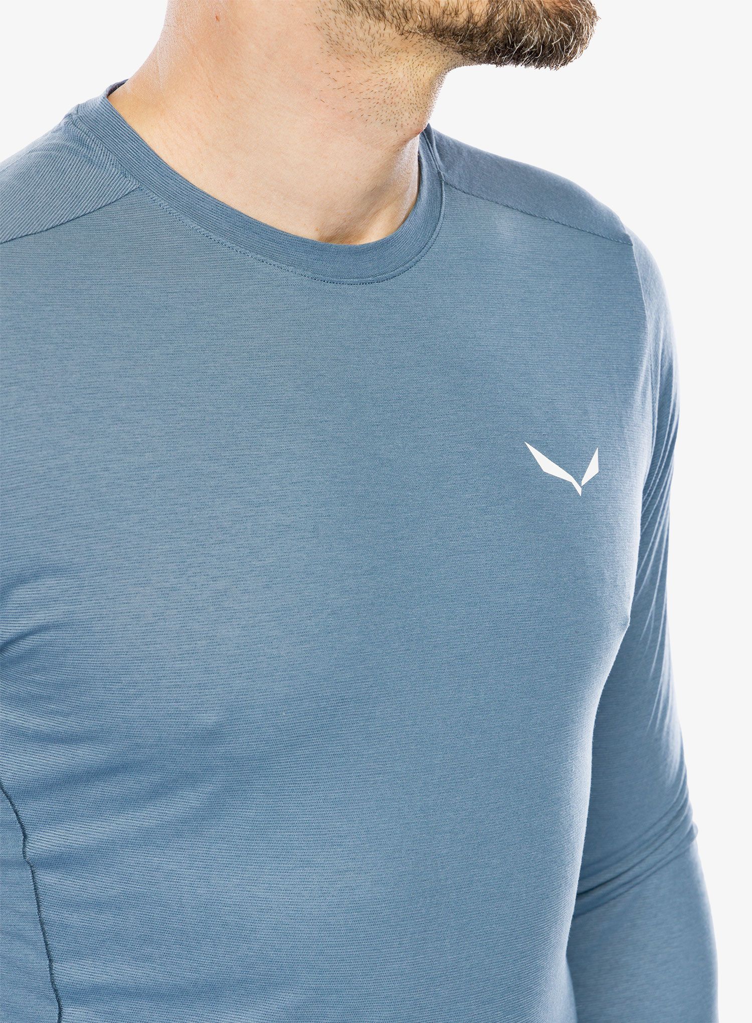 Термоактивен суичър Salewa Puez Dry Tee - java blue