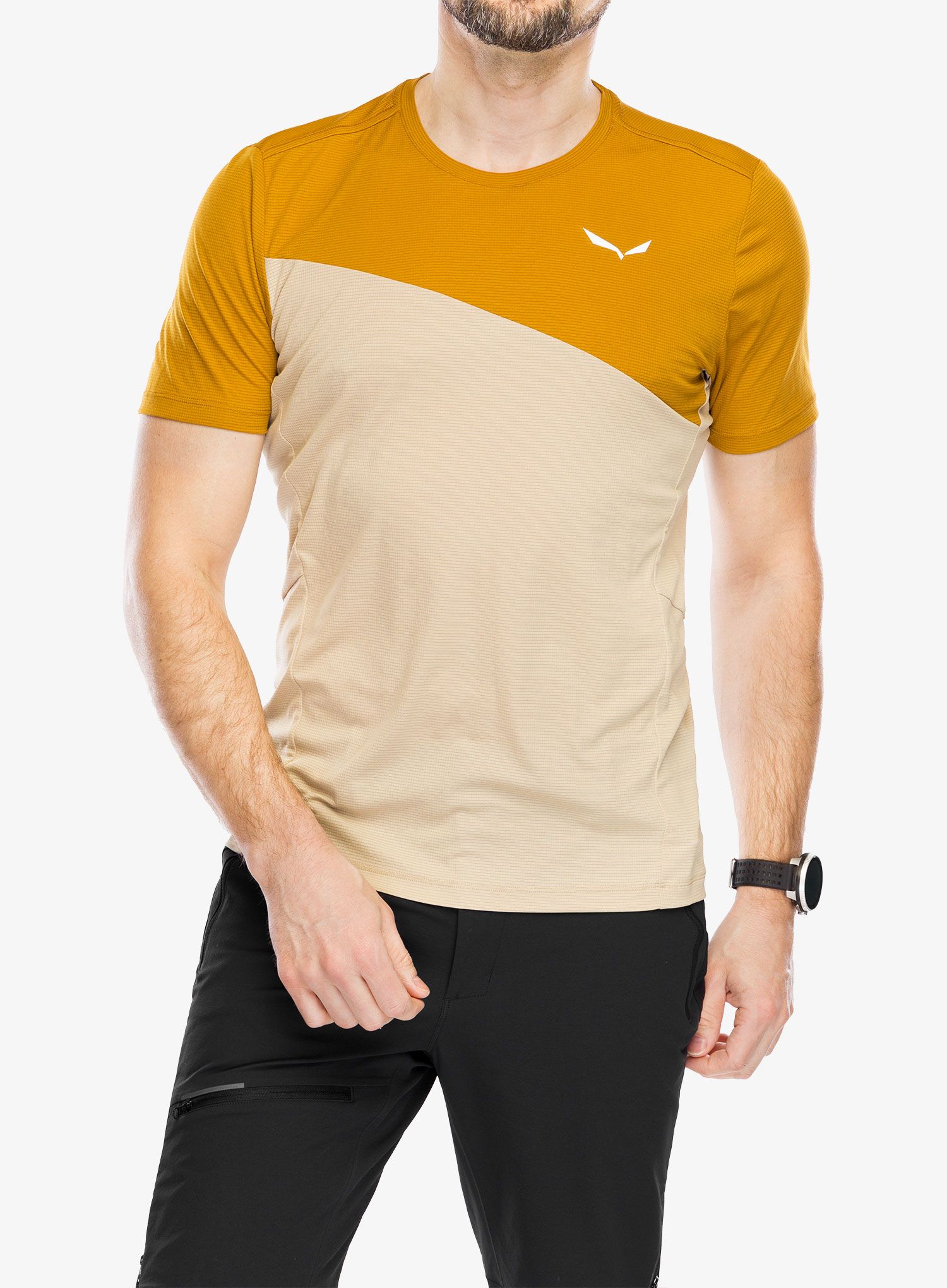 Фланелка Salewa Puez Sporty Dry T-Shirt - quicksand/brown