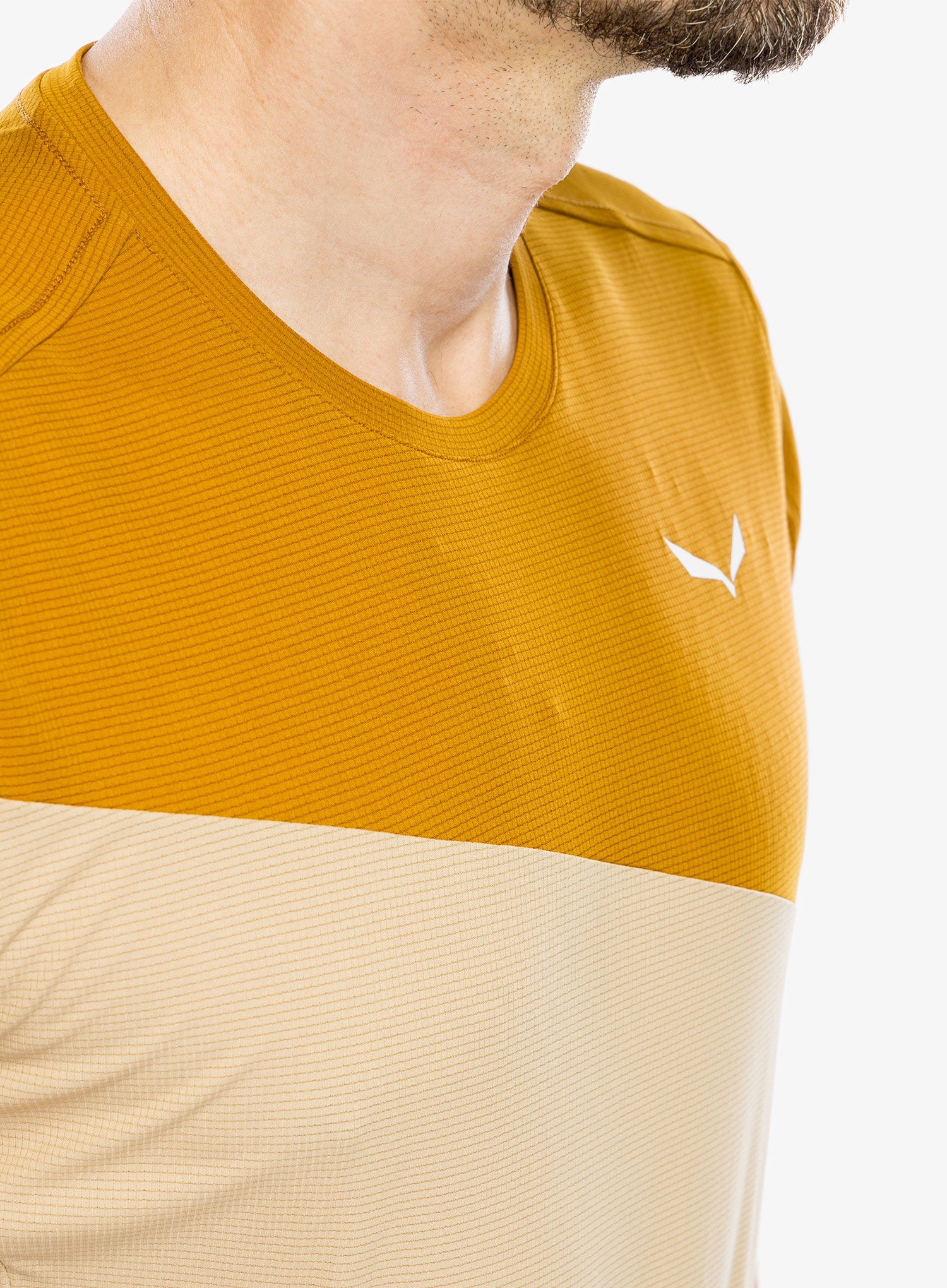 Фланелка Salewa Puez Sporty Dry T-Shirt - quicksand/brown