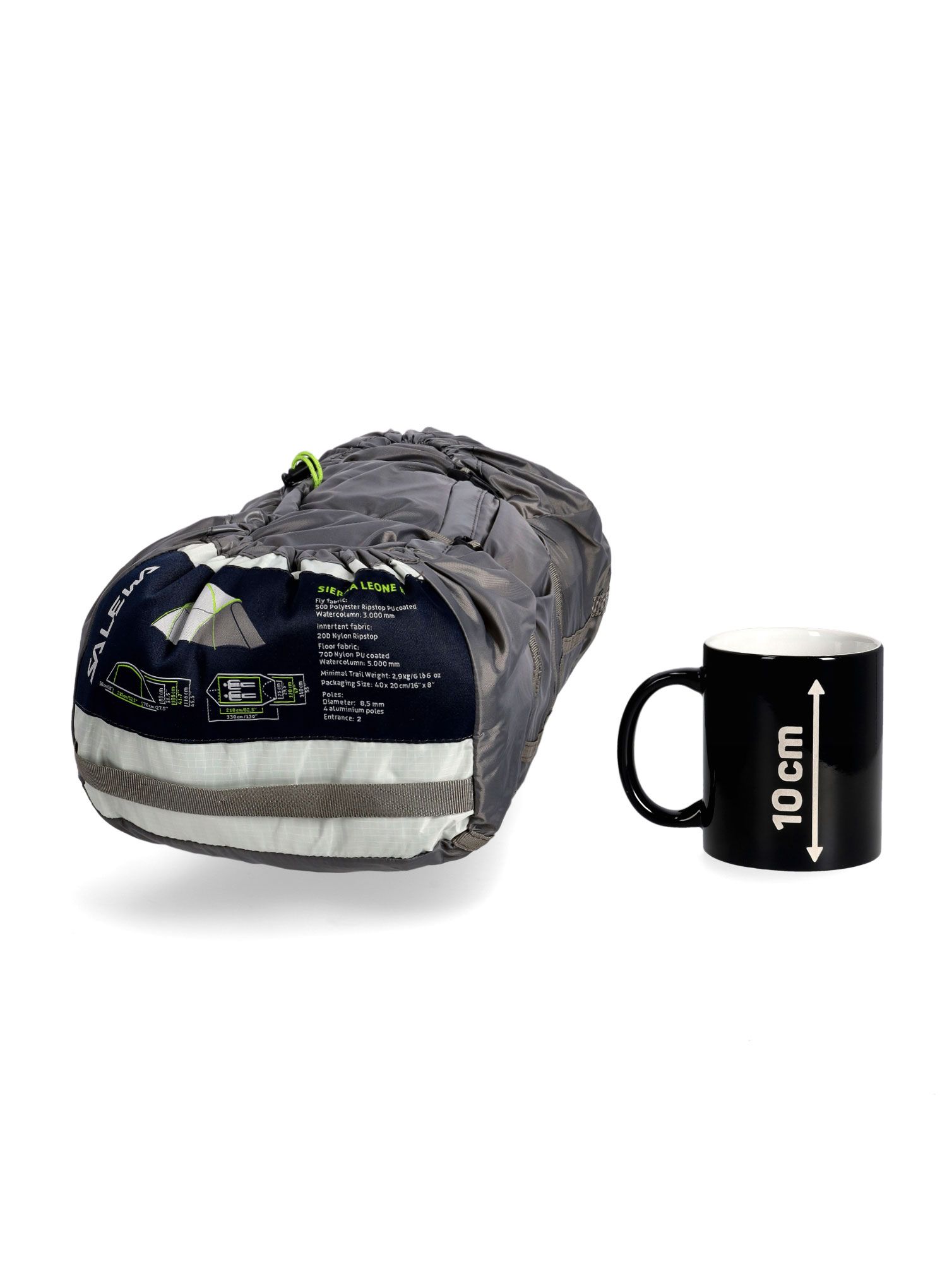 Двуместна палатка Salewa Sierra Leone II - light grey/cactus