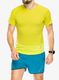 Тениска за бягане Salomon Cross Run S/S Tee - citronelle/sulphur