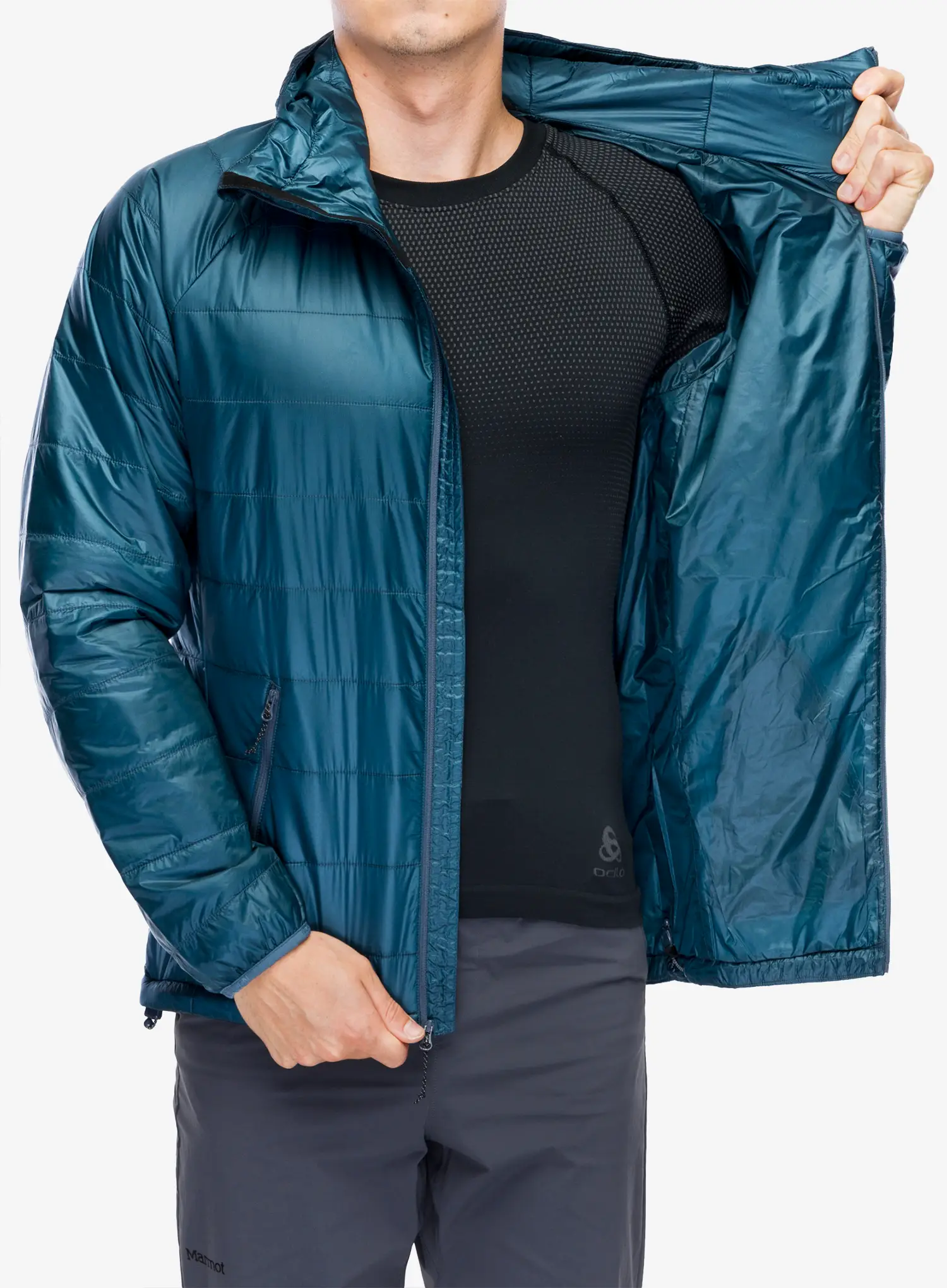 Яке с подплата Salomon Outline HD Jacket - midnight navy