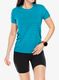 Дамска тениска за бягане Salomon Sense Aero S/S GFX - tahitia