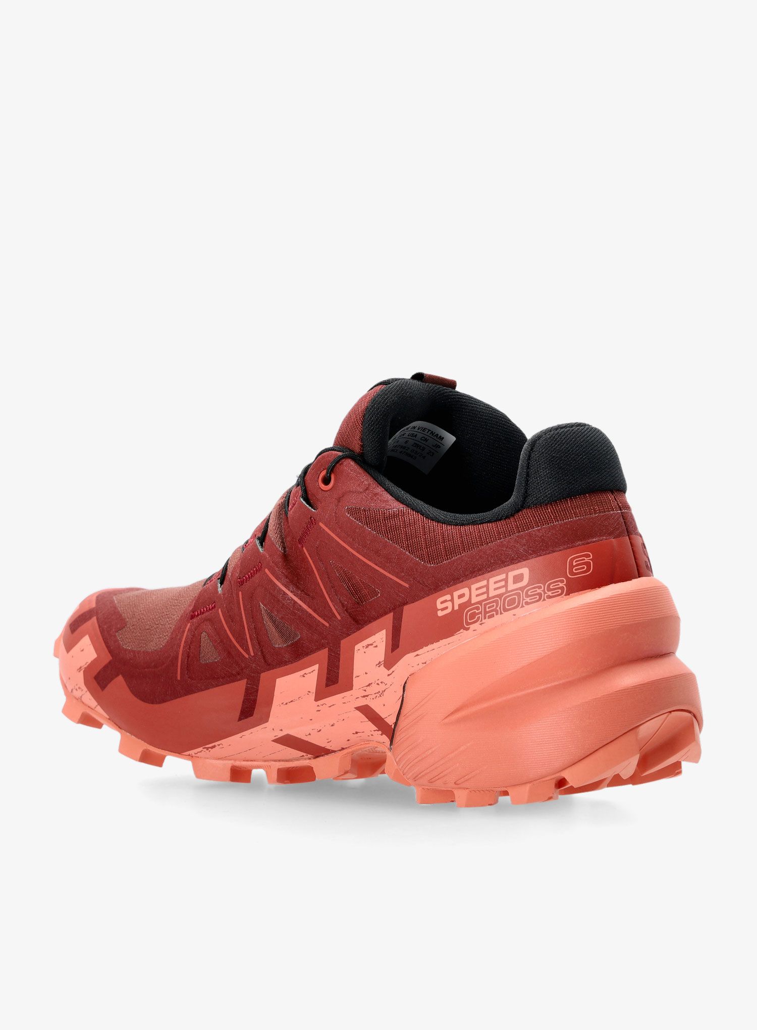 Дамски обувки за планинско бягане Salomon Speedcross 6 GTX - rum/red/clay