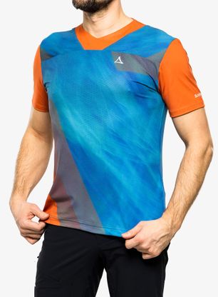 Тениска за колоездене Schoffel Shirt Runcatrail - methyl blue