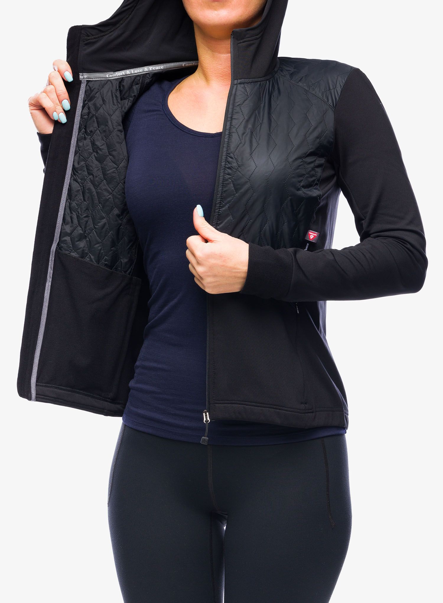 Дамски суичър Sensor Infinity Zero Jacket - black
