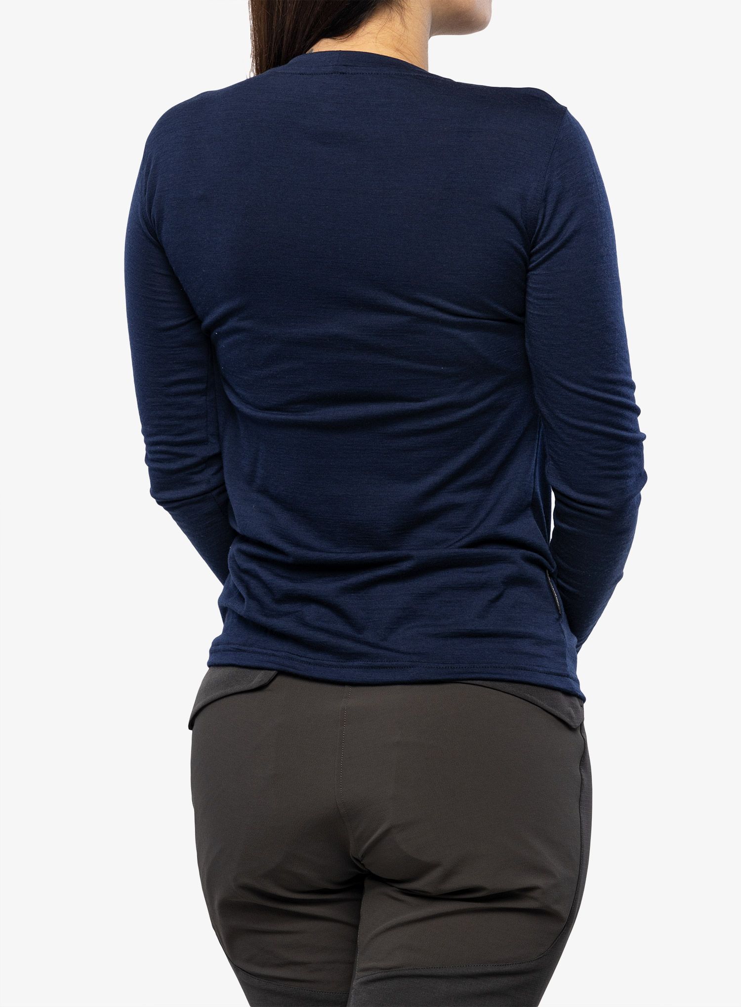 Дамски суичър Sensor Merino Active PT Tee LS Fox - deep blue