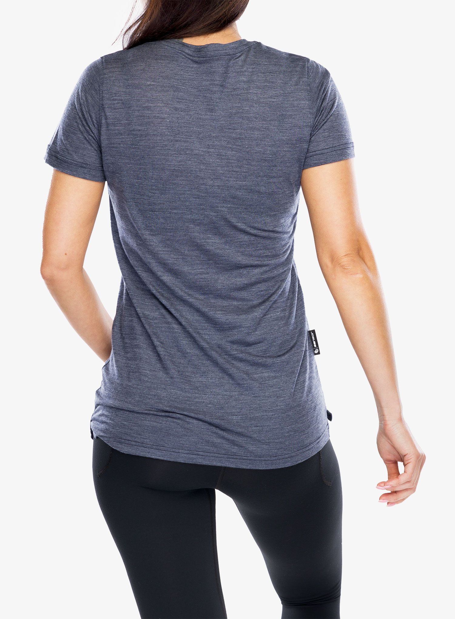 Дамска тениска мерино Sensor Merino Lite Tee SS - mottled blue