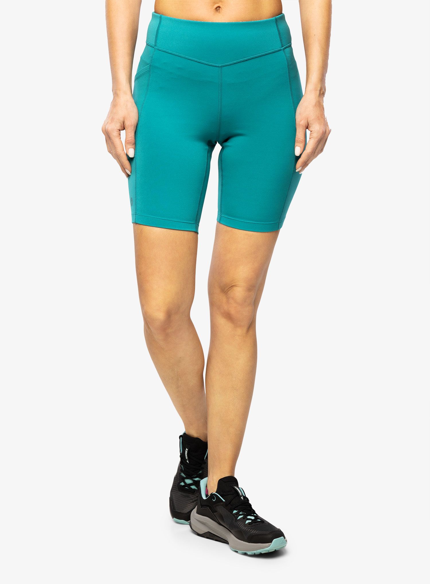Дамски къси панталони за колоездене Smartwool Active Biker Short - deep lake
