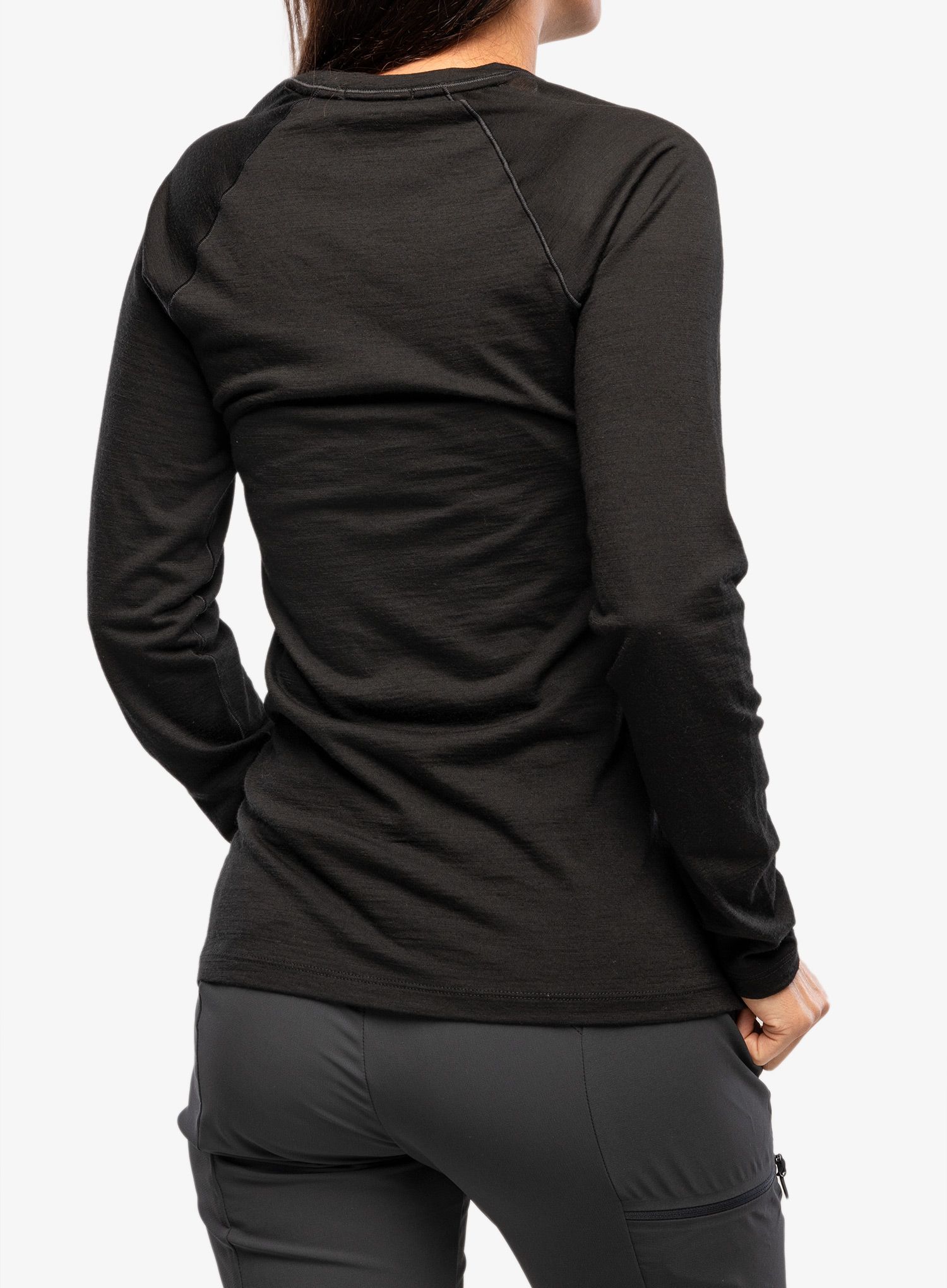 Дамски термоактивен суичър Smartwool Classic All-Season Merino Base Layer Long Sleeve - black