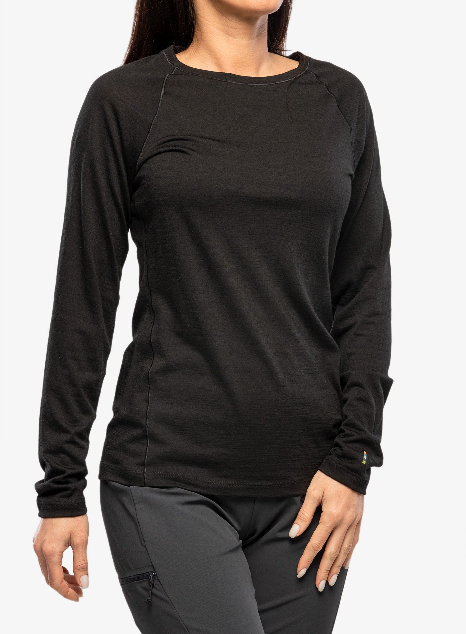 Дамски термоактивен суичър Smartwool Classic All-Season Merino Base Layer Long Sleeve - black
