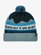 Зимна шапка Smartwool Knit Winter Pattern POM Beanie - twilight blue heather