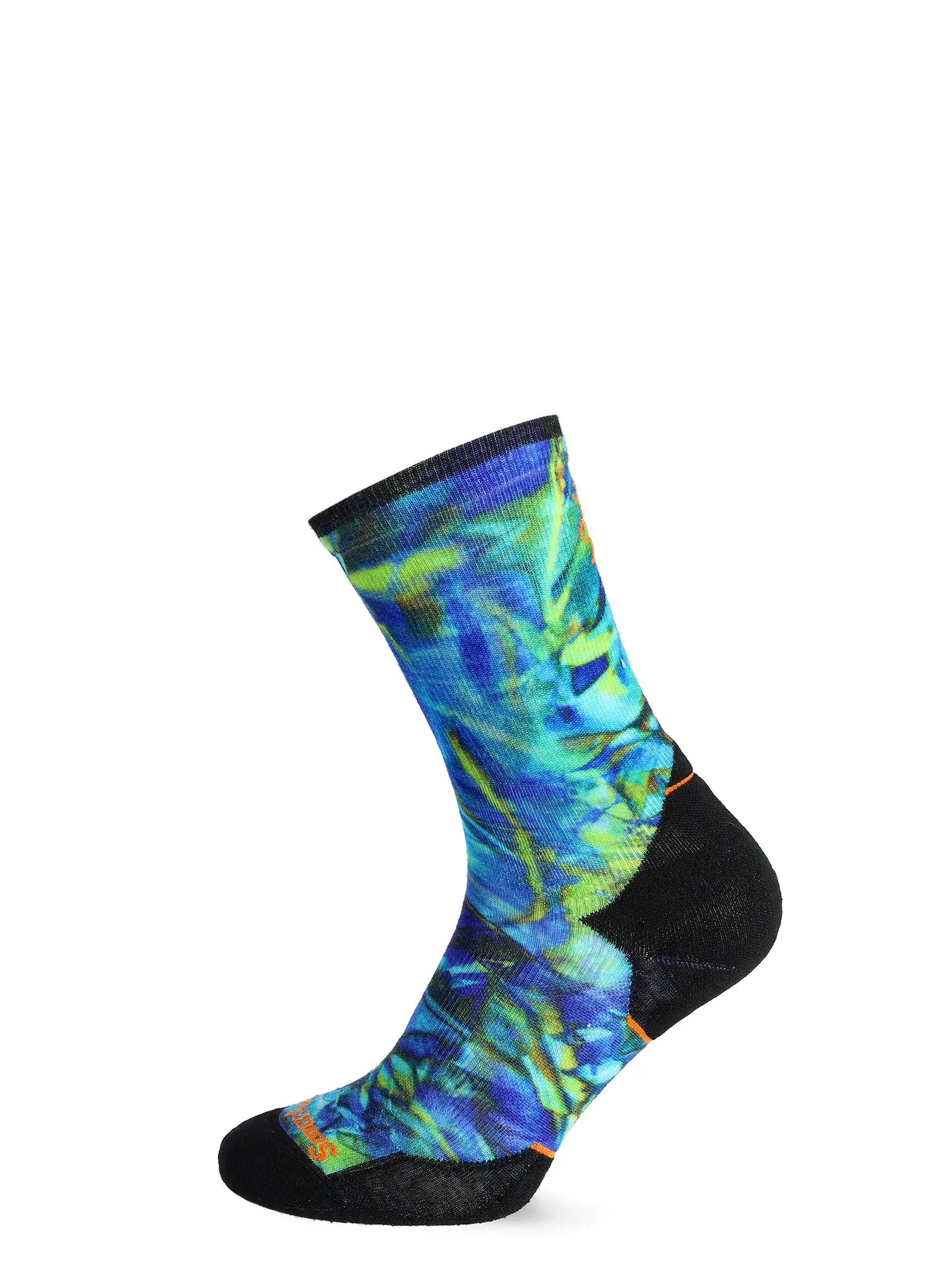 Чорапи за бягане Smartwool Trail Run Targeted Cushion Reflections Print Crew Socks - capri