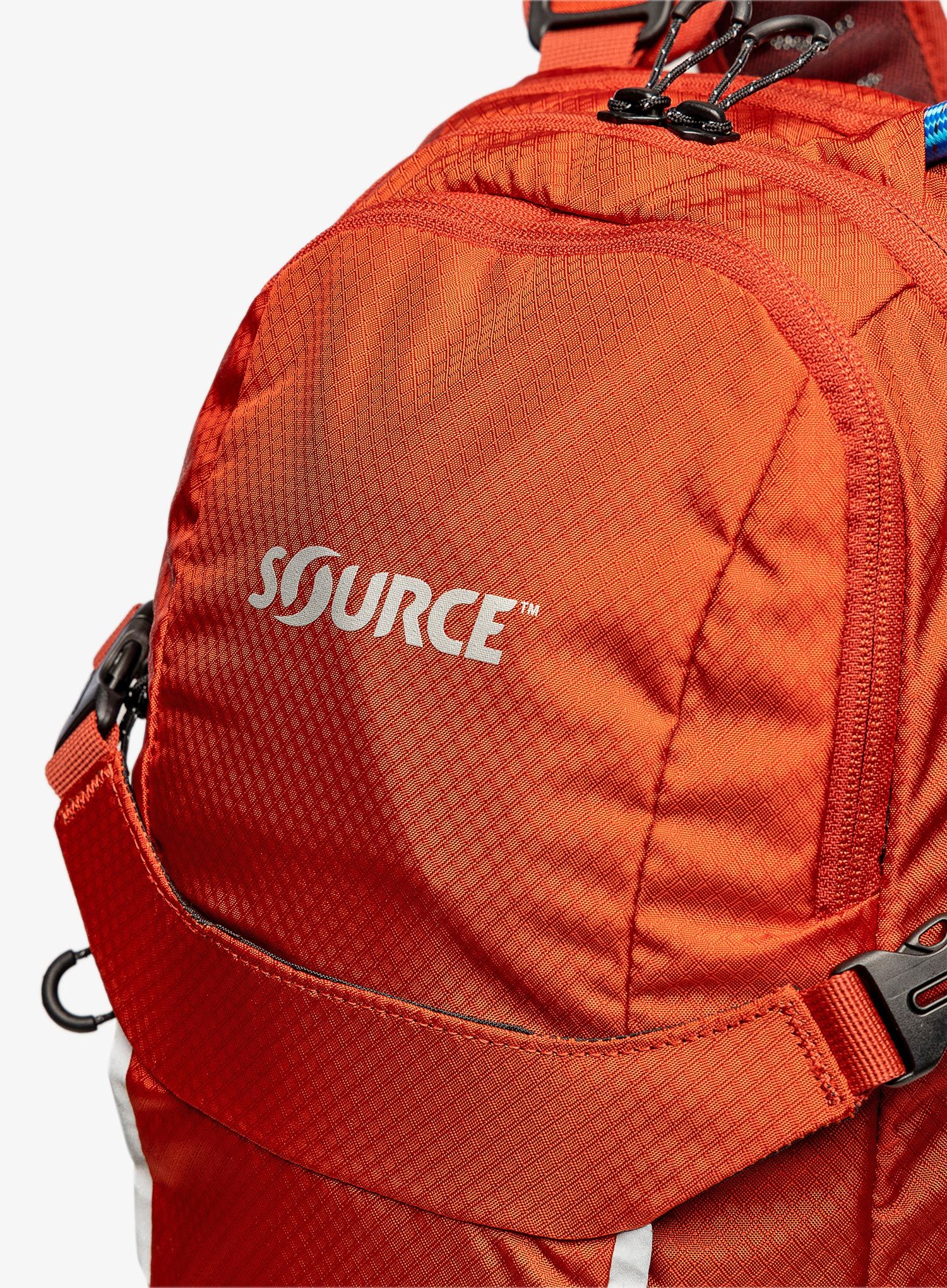 Велосипедна раница с мека бутилка Source Summit 15L - chili orange