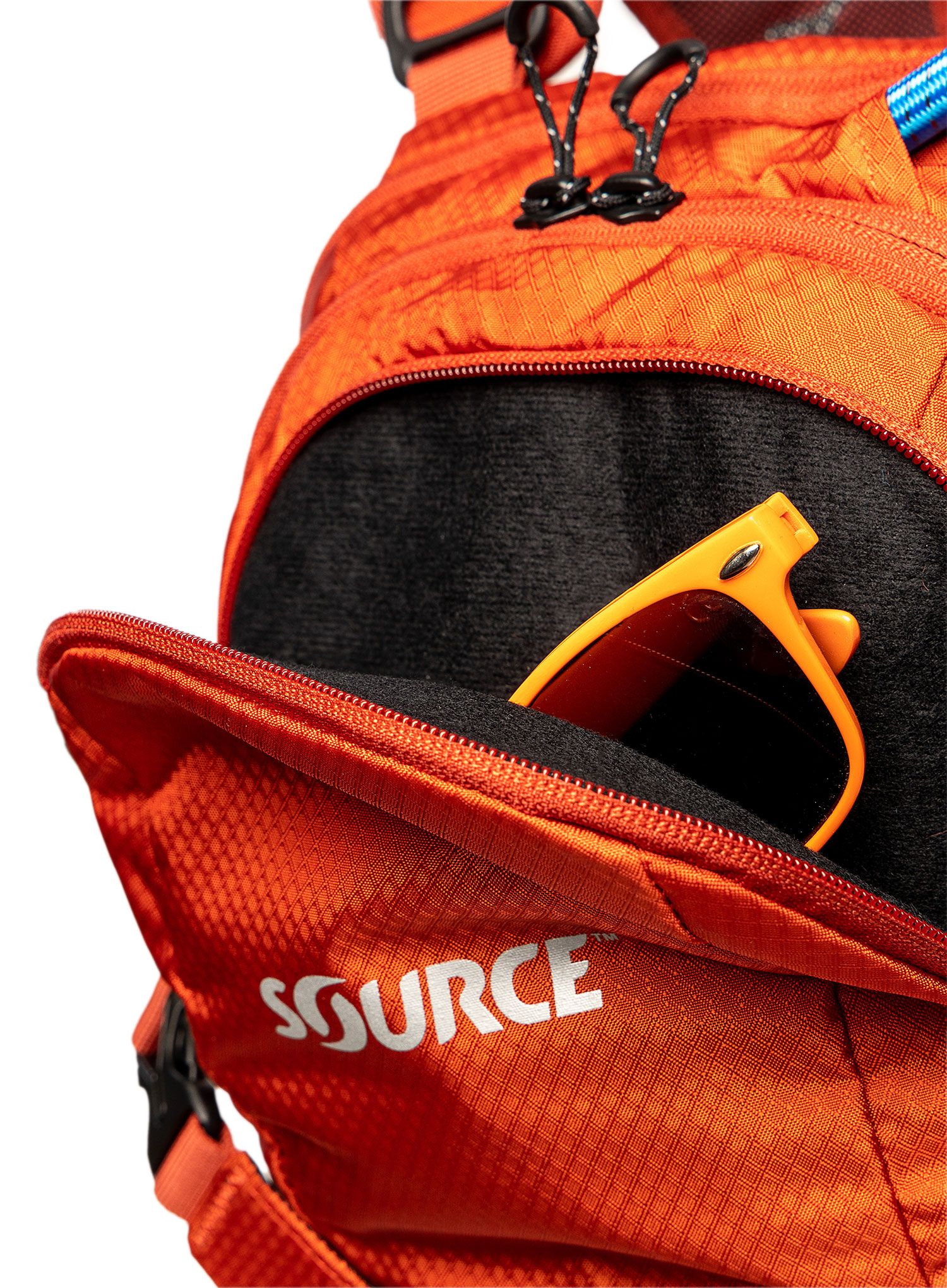Велосипедна раница с мека бутилка Source Summit 15L - chili orange