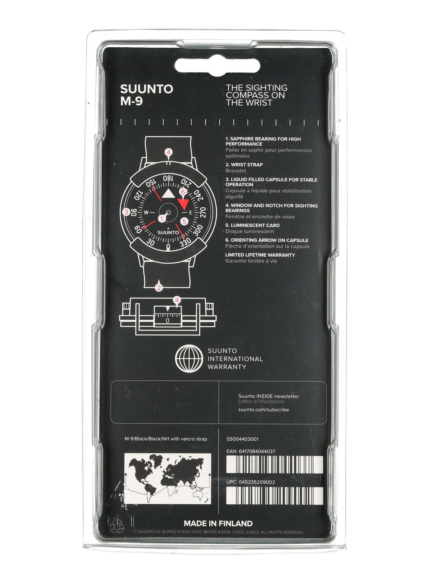 Компас Suunto M-9 NH - black/black