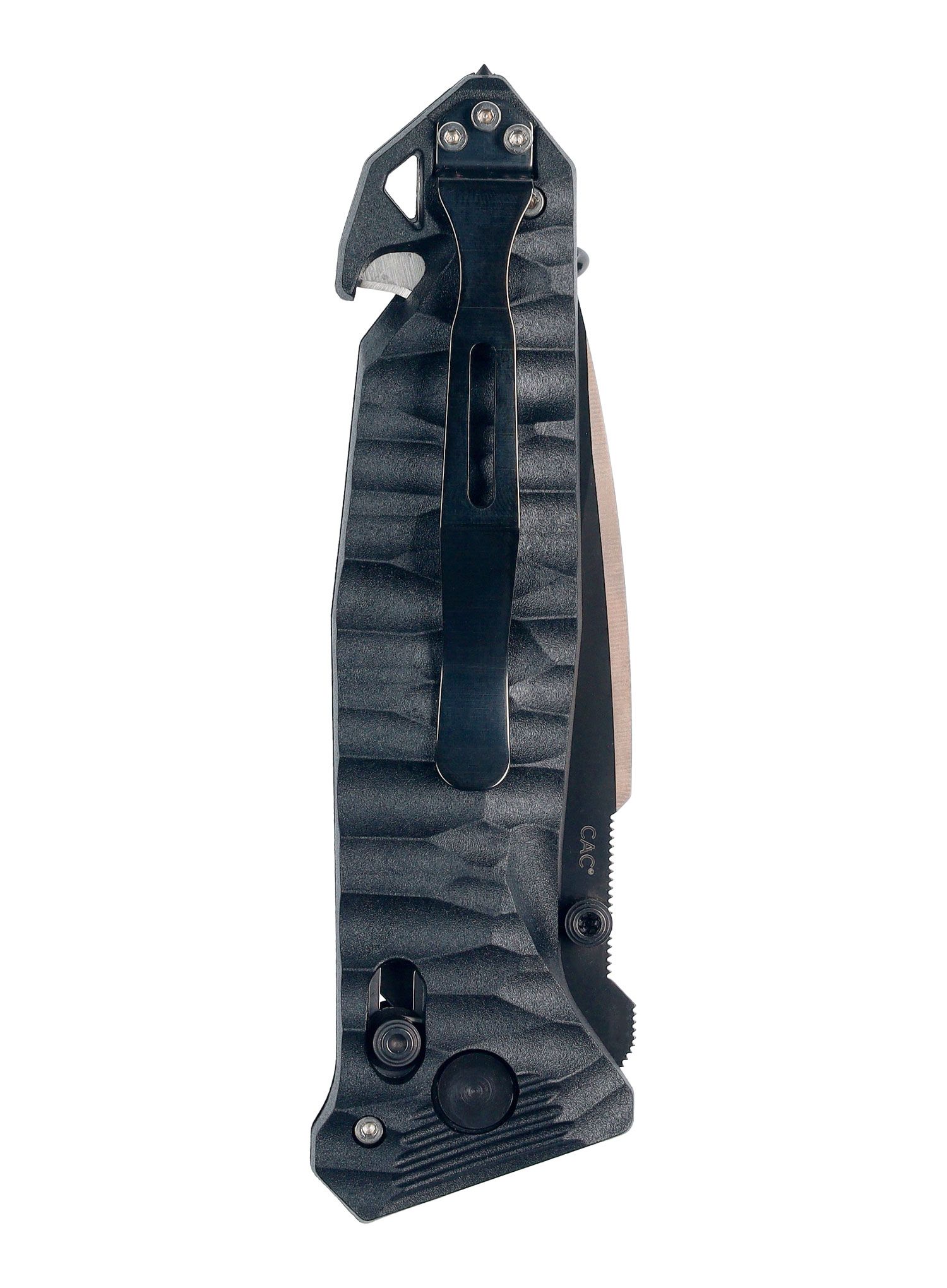Туристически нож TB Outdoor CAC Serration Manche Toxifie - black