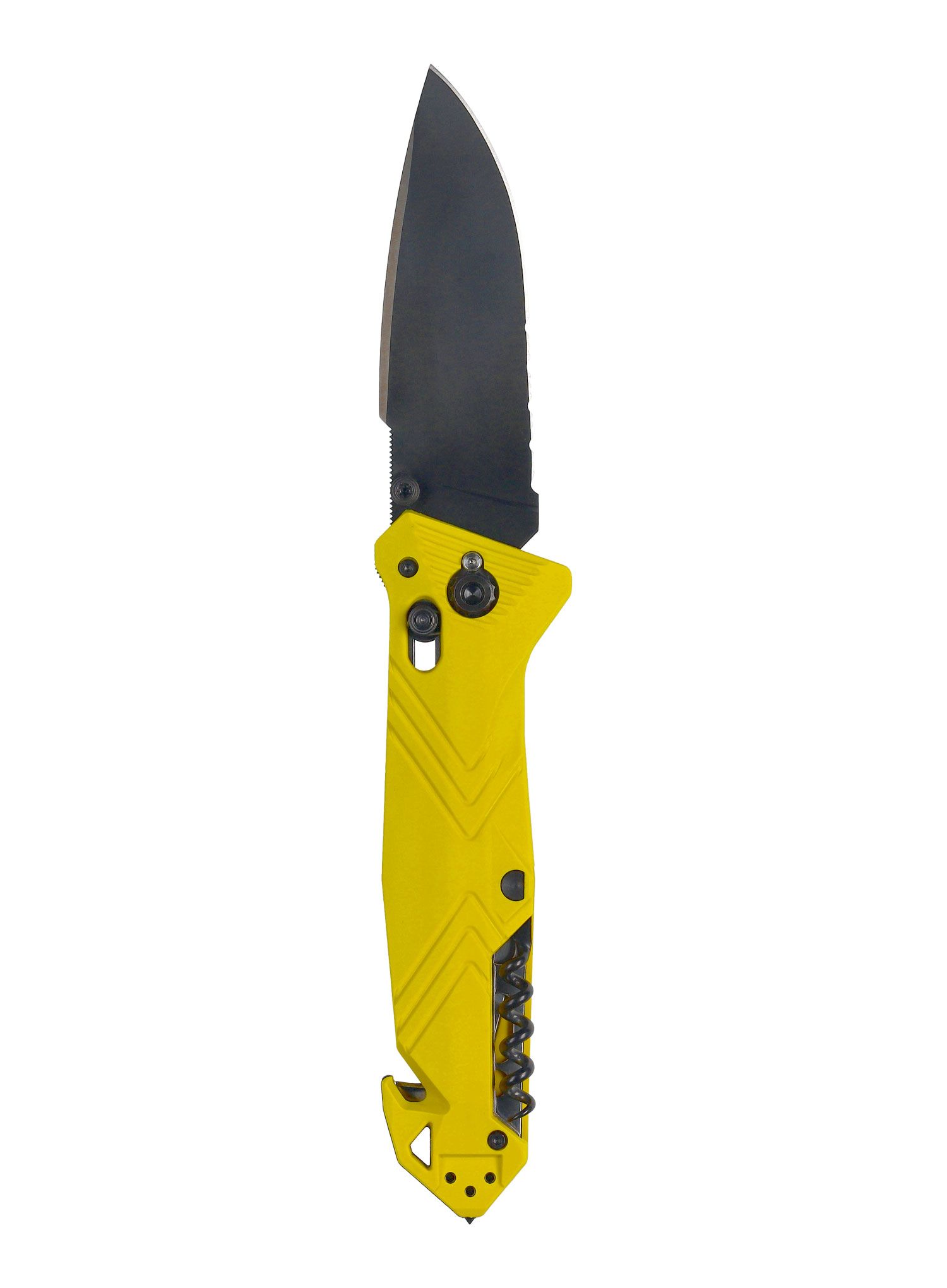 Сгъваем туристически нож TB Outdoor CAC Serration - yellow