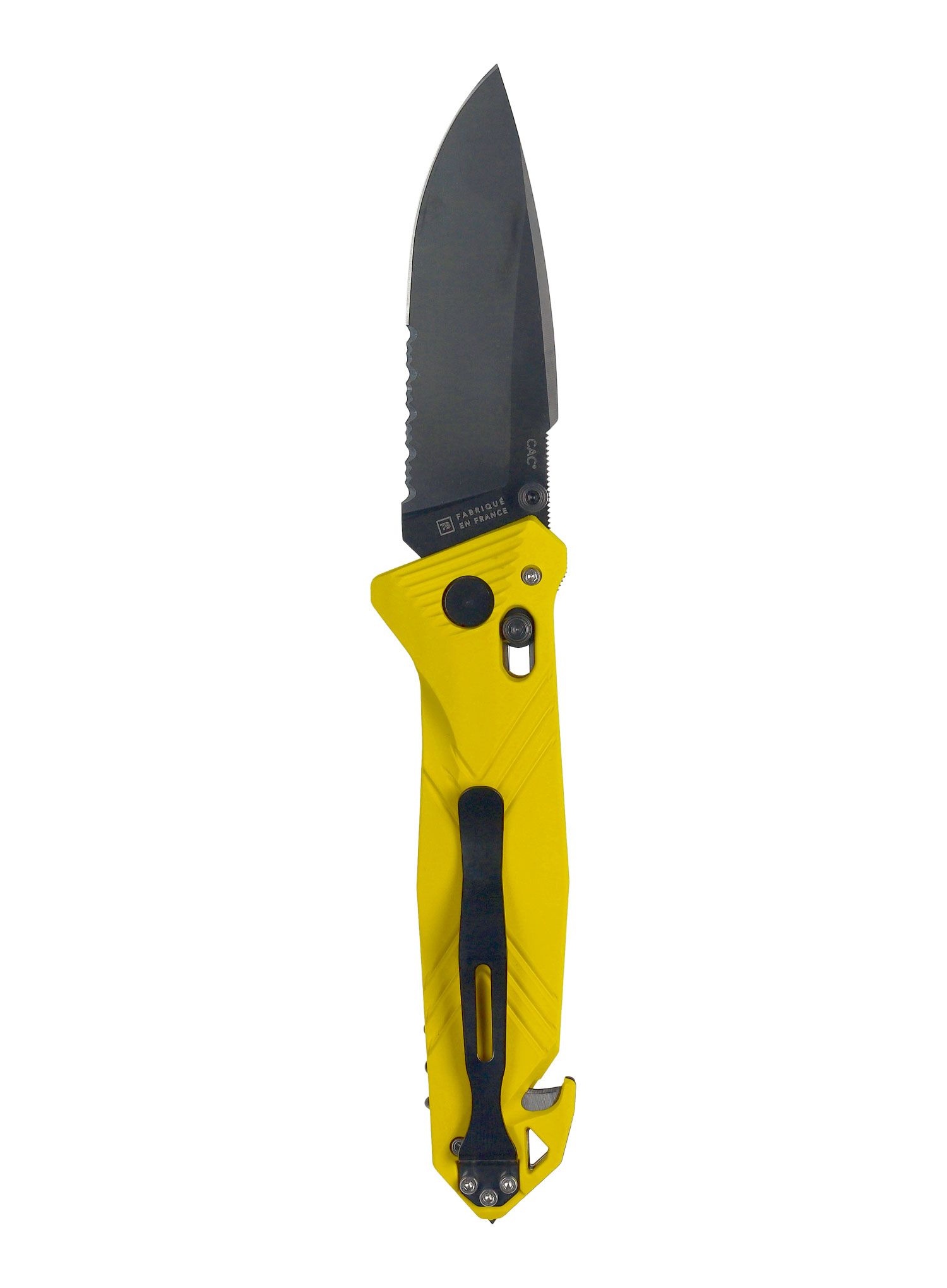 Сгъваем туристически нож TB Outdoor CAC Serration - yellow