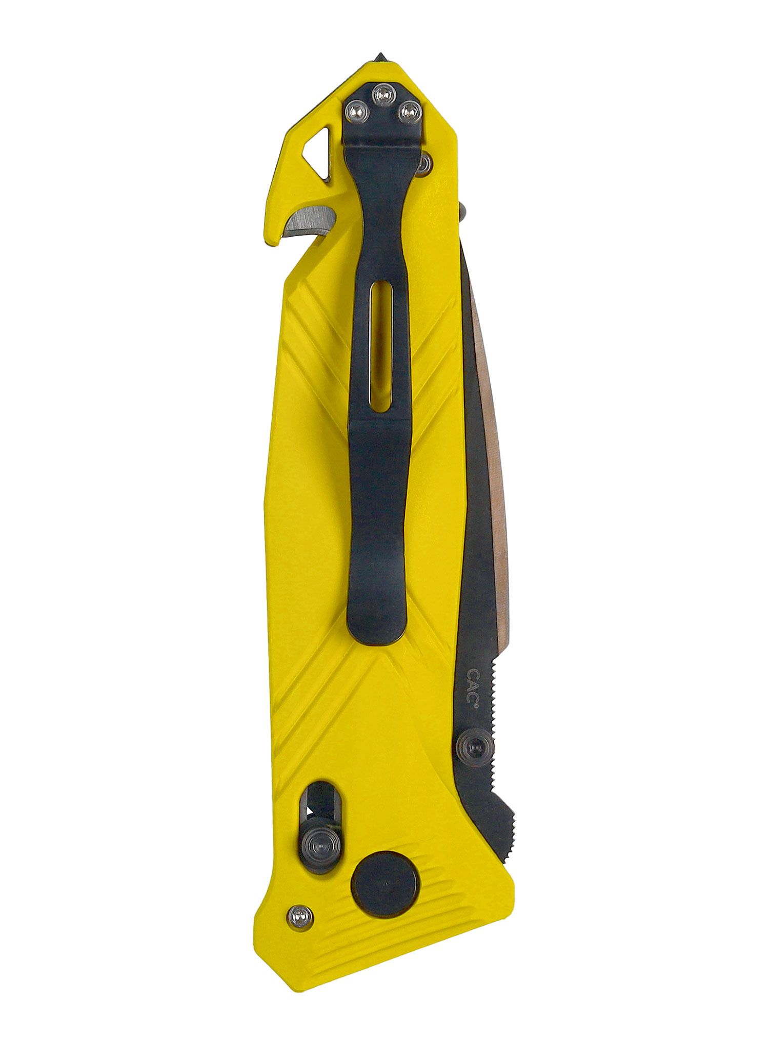 Сгъваем туристически нож TB Outdoor CAC Serration - yellow