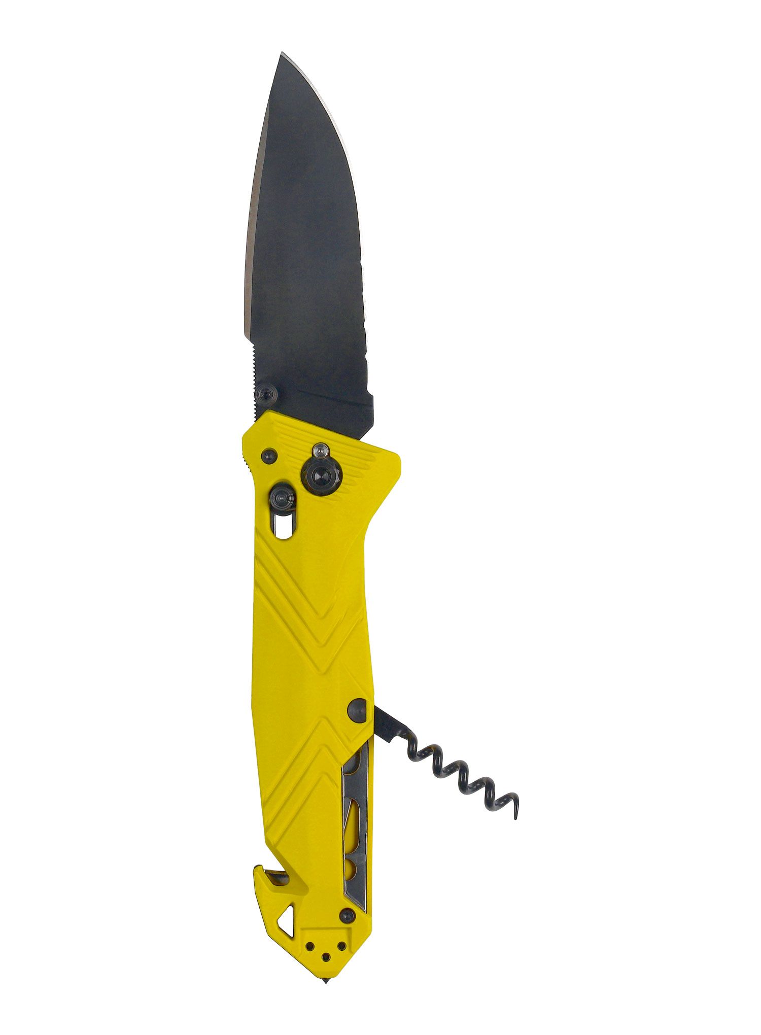 Сгъваем туристически нож TB Outdoor CAC Serration - yellow