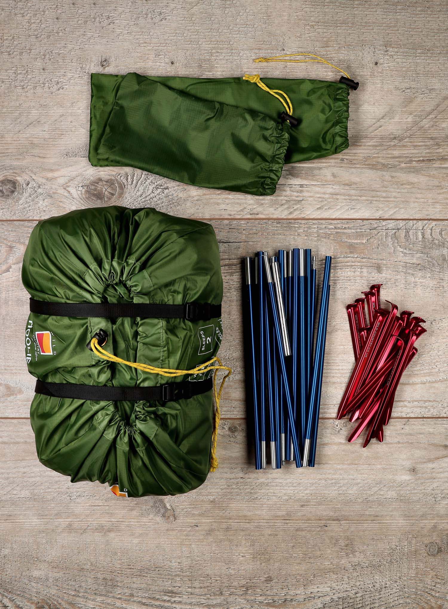 Двуместна палатка Terra Nova Hoolie Compact 2 - green