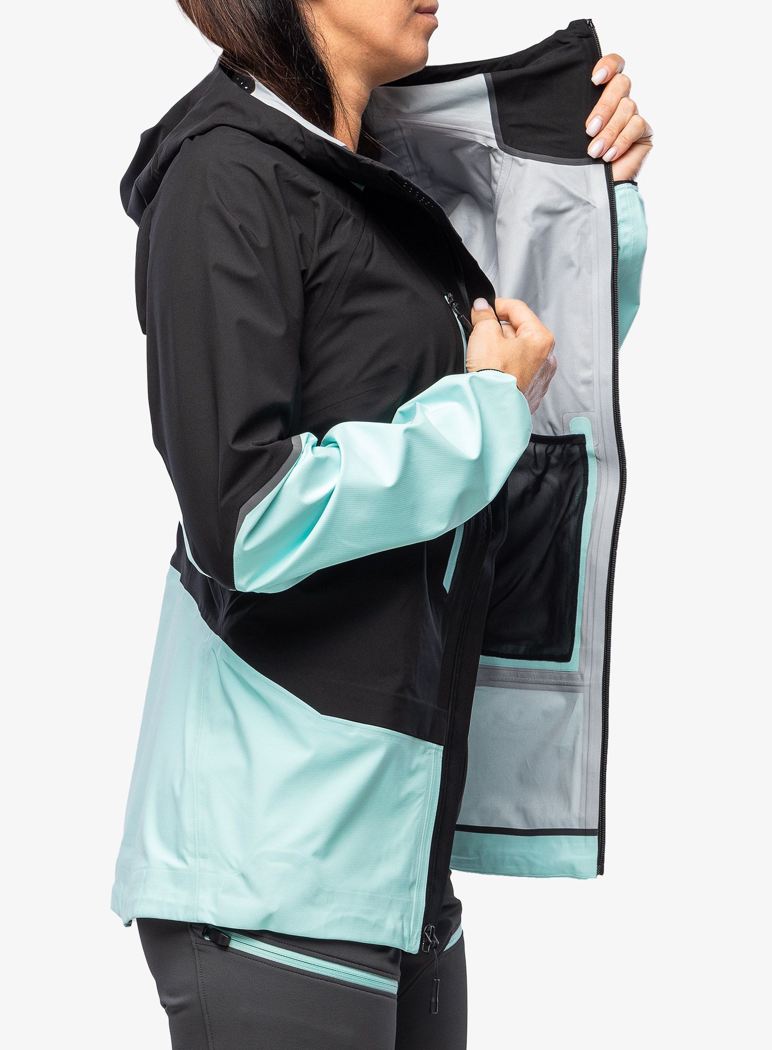 Дамско яке за планина The North Face Balmenhorn FUTURELIGHT Shell - black/teal