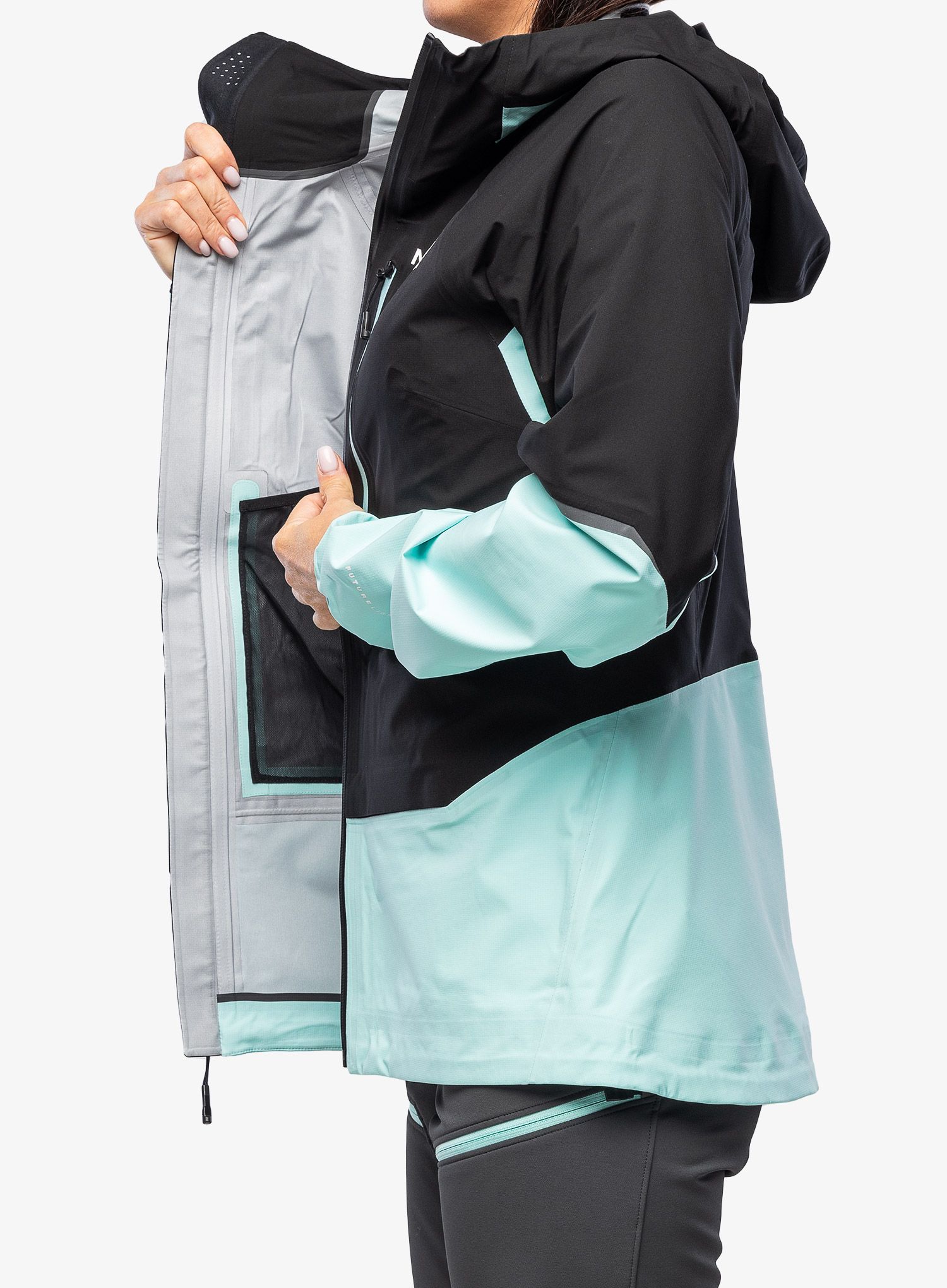 Дамско яке за планина The North Face Balmenhorn FUTURELIGHT Shell - black/teal