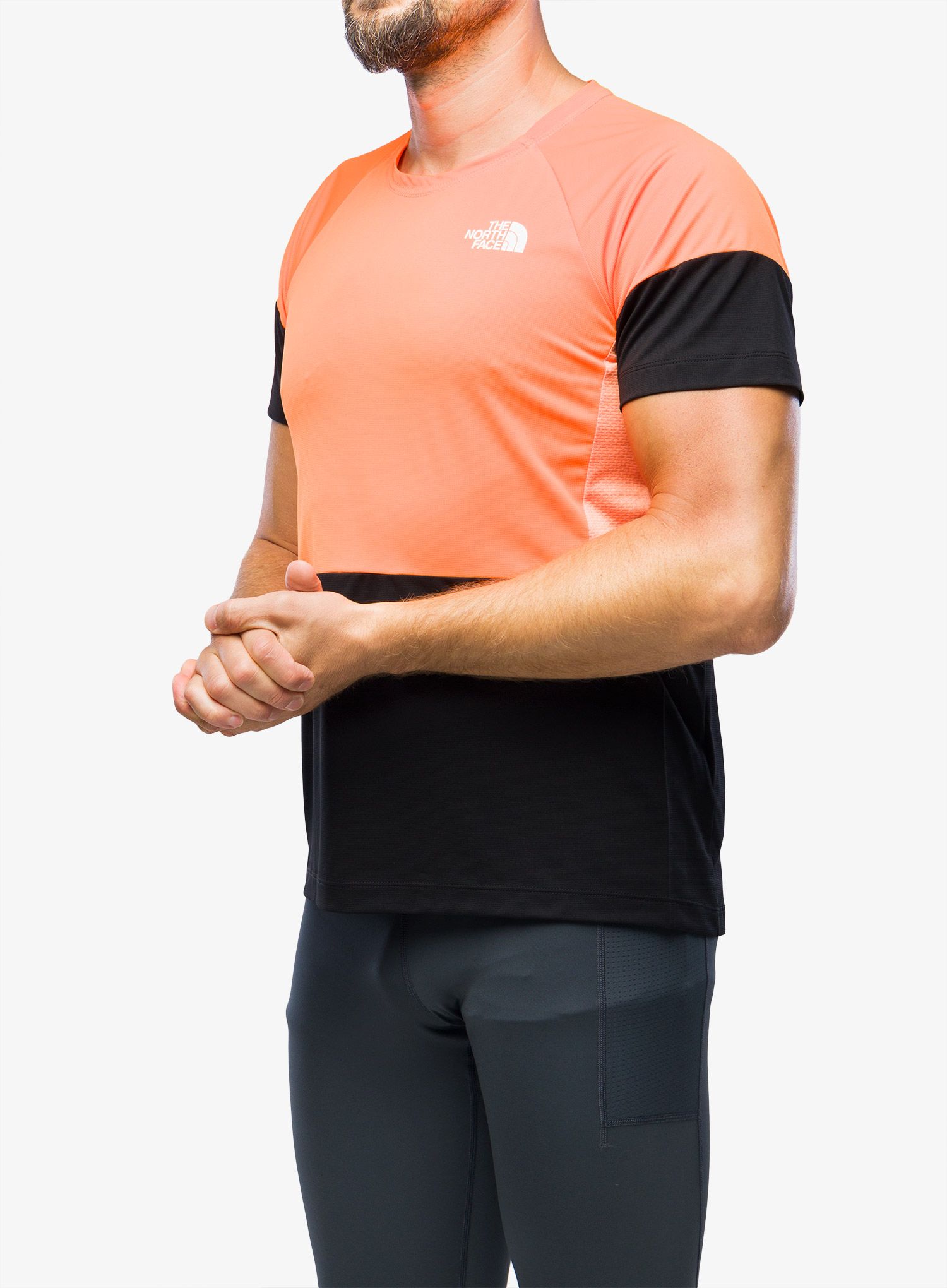 Катерачна тениска The North Face Bolt Tech Tee - orange/black