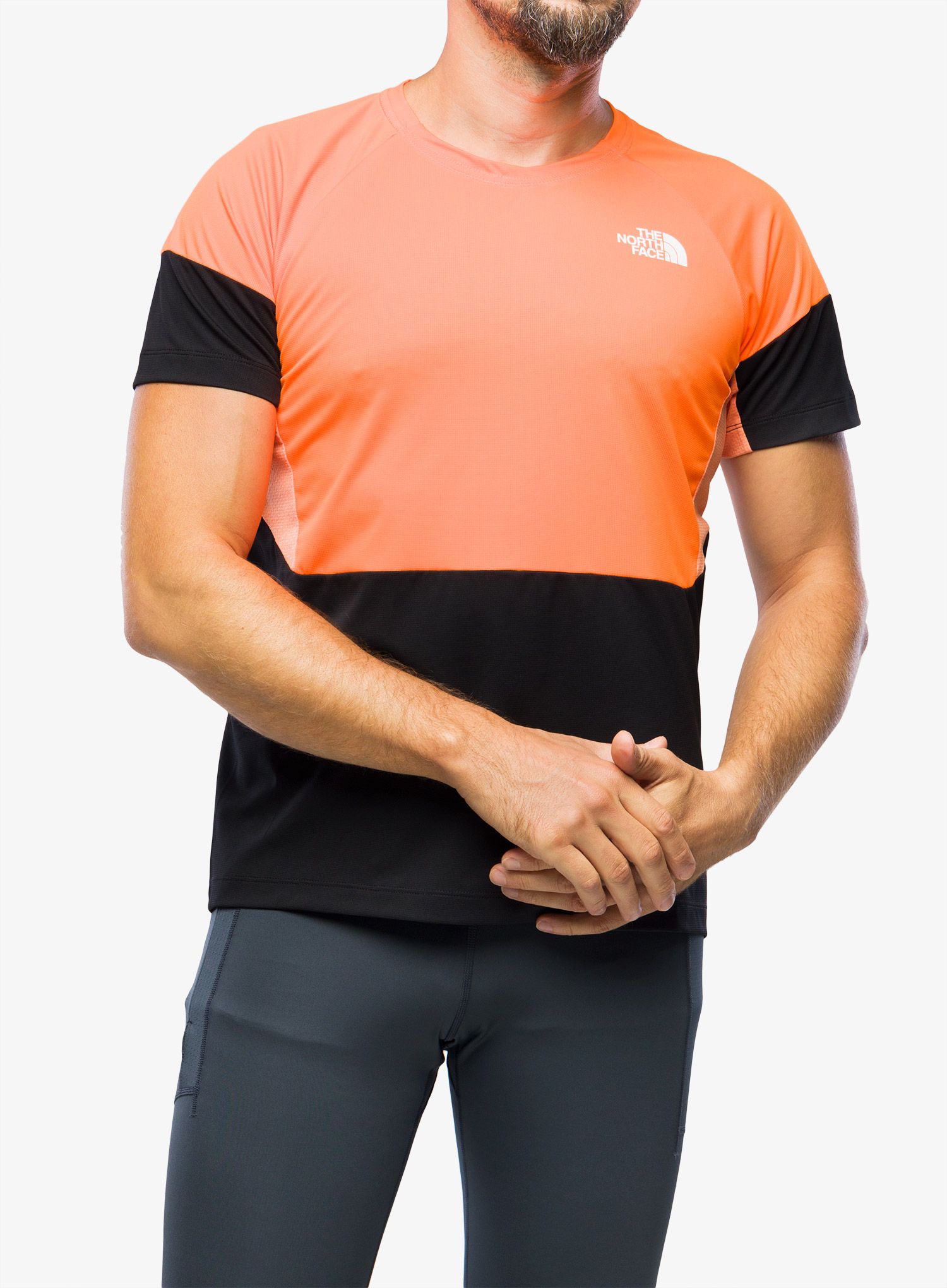 Катерачна тениска The North Face Bolt Tech Tee - orange/black