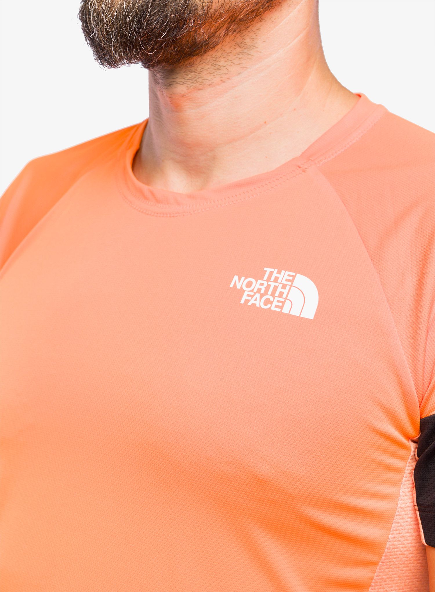 Катерачна тениска The North Face Bolt Tech Tee - orange/black