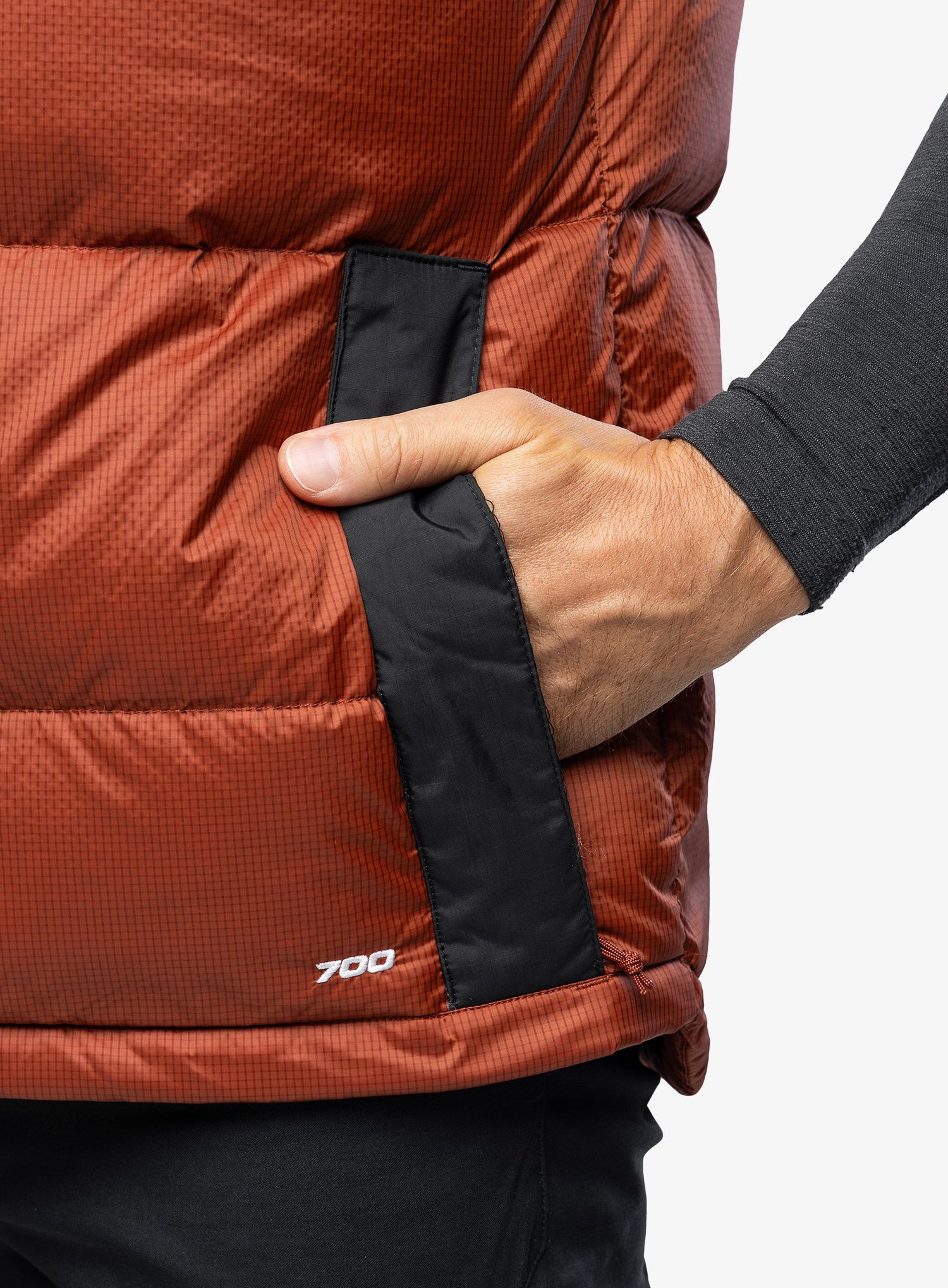 Елек с подплата The North Face Diablo Down Vest - brown/black